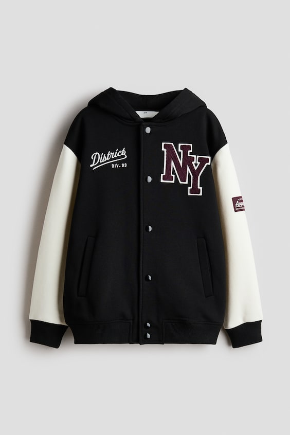 Детские худи H&M Sweatshirt Baseball Jacket