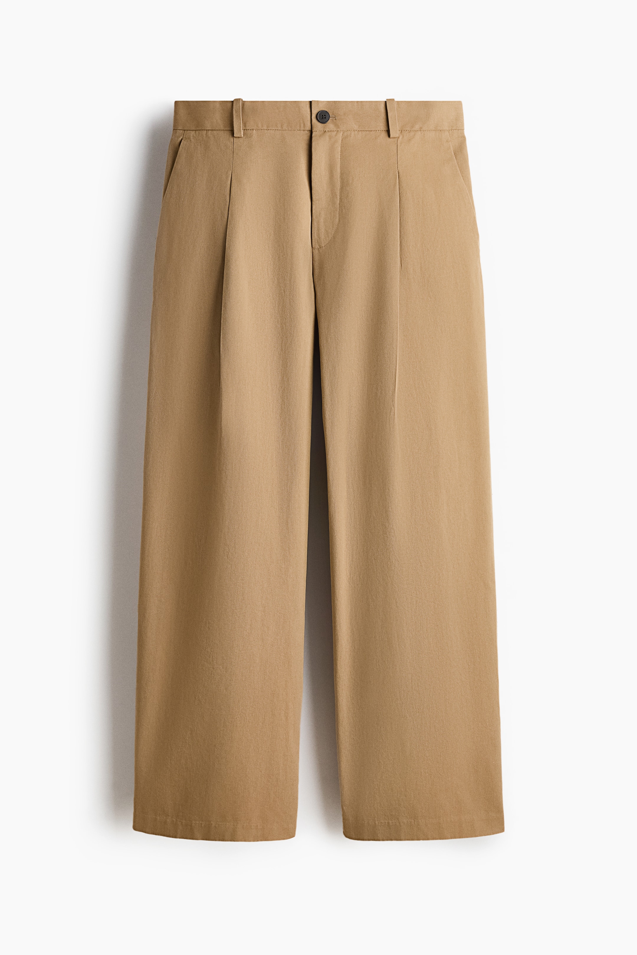 View larger image: Loose Fit Tailored trousers - Beige - Men | H&M IN 6