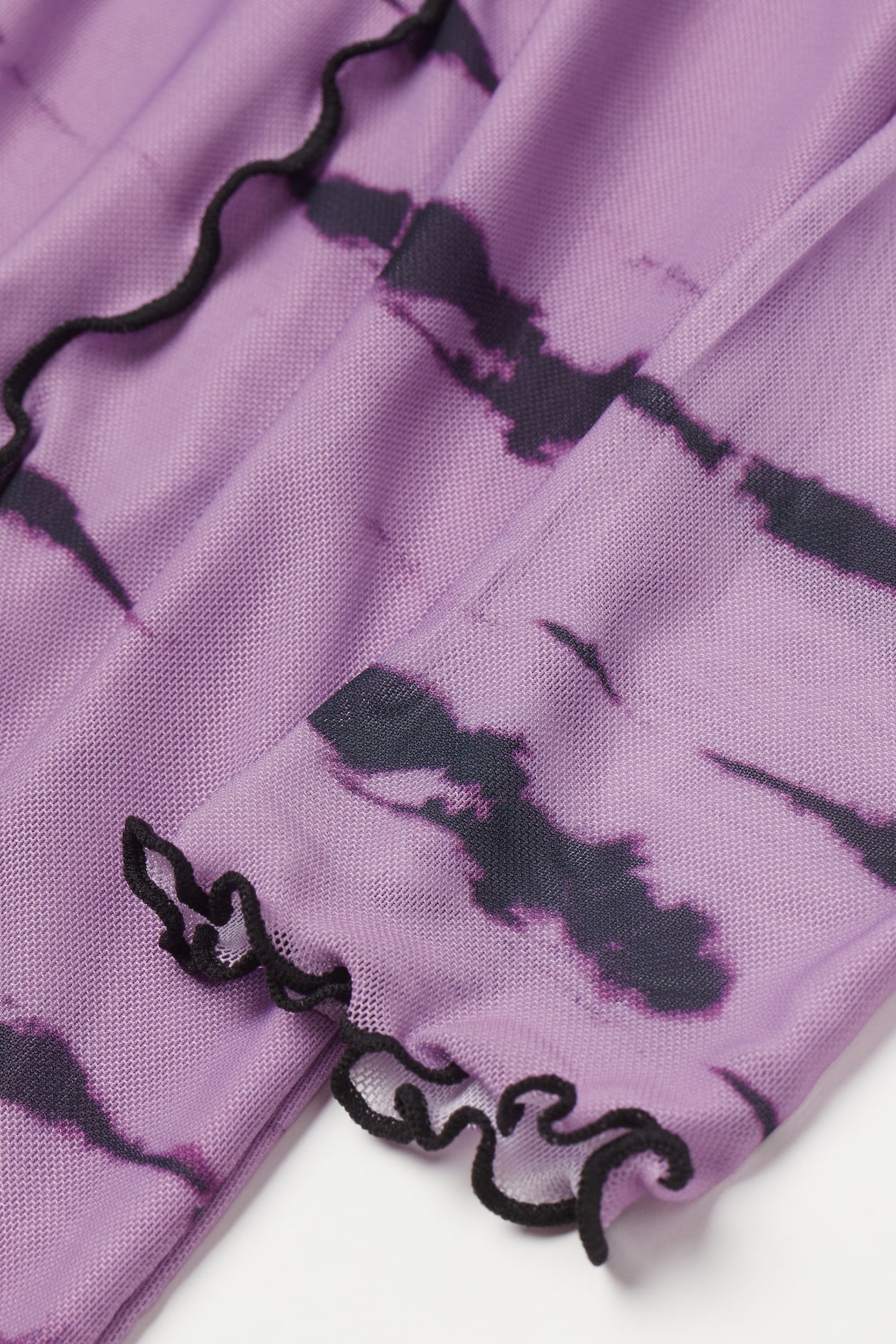 Mesh Dress - Light purple/tie-dye - Ladies | H&M US