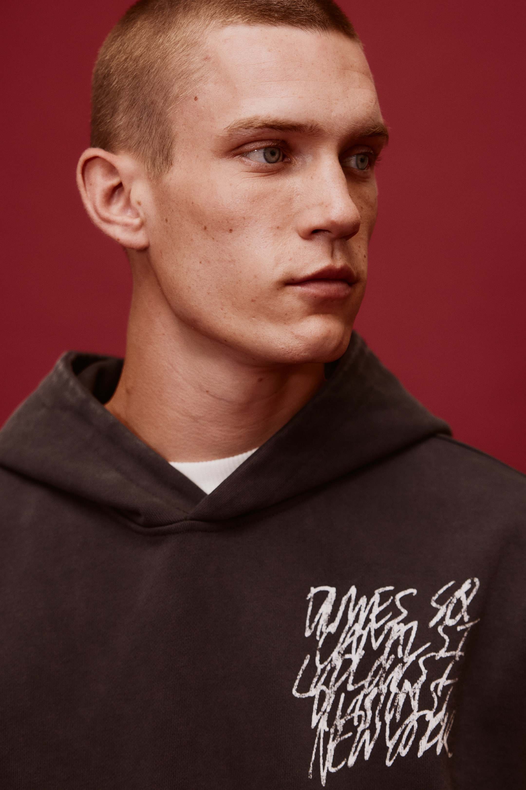 Ampliar la imagen: Sudadera Oversized Fit con diseño - Gris/Dimes Sq - Men | H&M MX 4