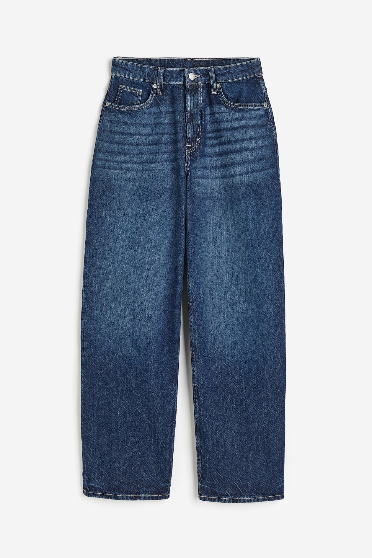 バギーハイデニム - デニムブルー - レディース | H&M JP