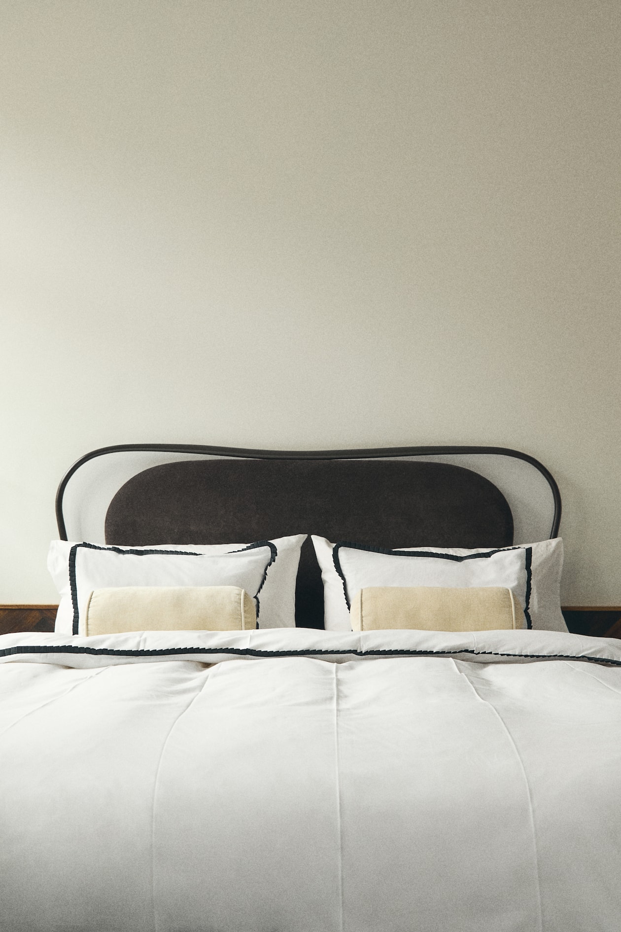 Parure de couette lit double à effet plissé - Blanc - HOME | H&M BE