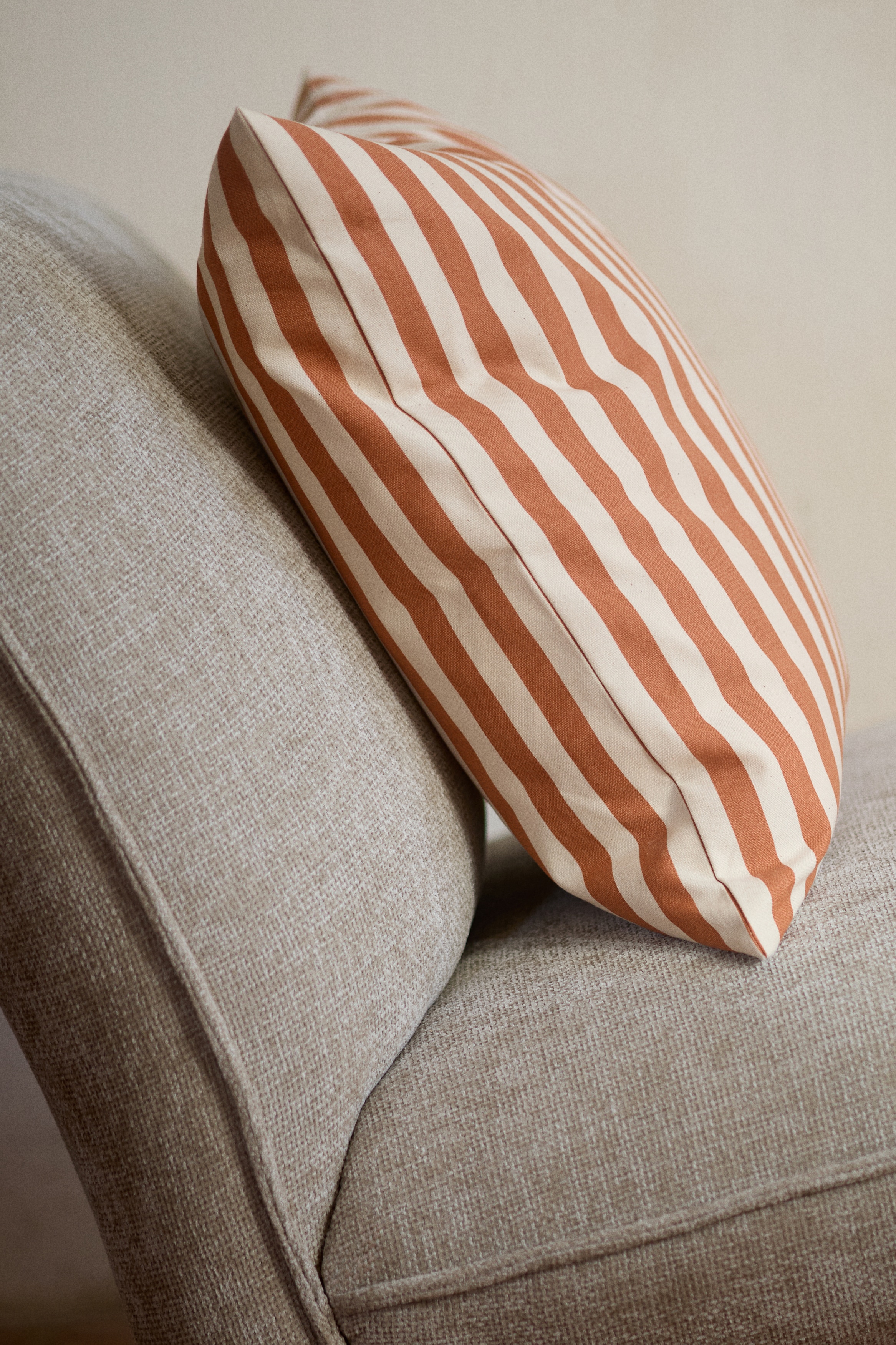 Outdoor cushion cover - Orange/Striped/Beige/Striped/Dark green/Striped/Dark green/Striped/Orange/Striped/Yellow/Striped/Yellow/Striped/Beige/Striped/Dark grey/Striped/White/Green striped