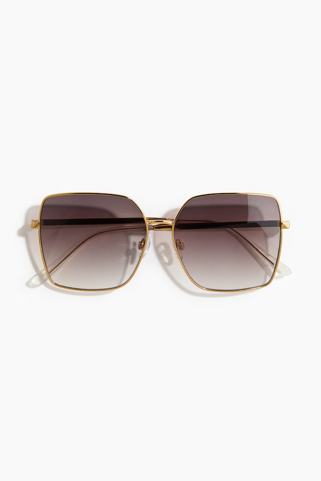Square Sunglasses - Gold-colored - 1