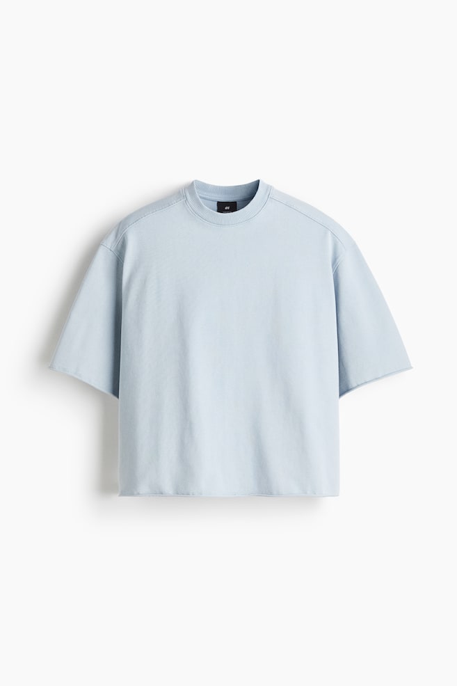 T-Shirt in Oversized Fit - Hellblau/Weiß/Hellrosa/Schwarz - 1