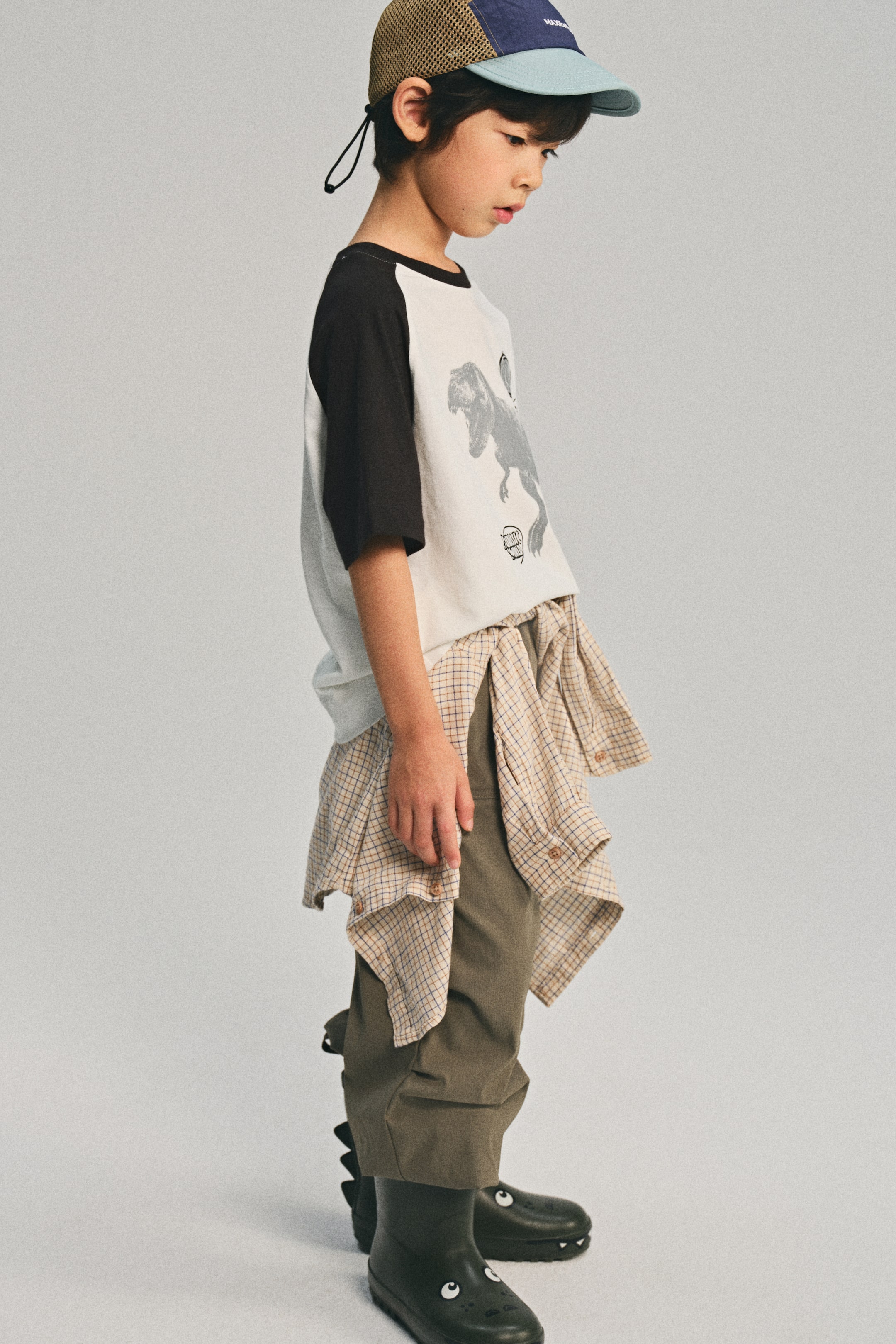 View larger image: Print-motif cotton T-shirt - White/Jurassic World - Kids | H&M SG 2