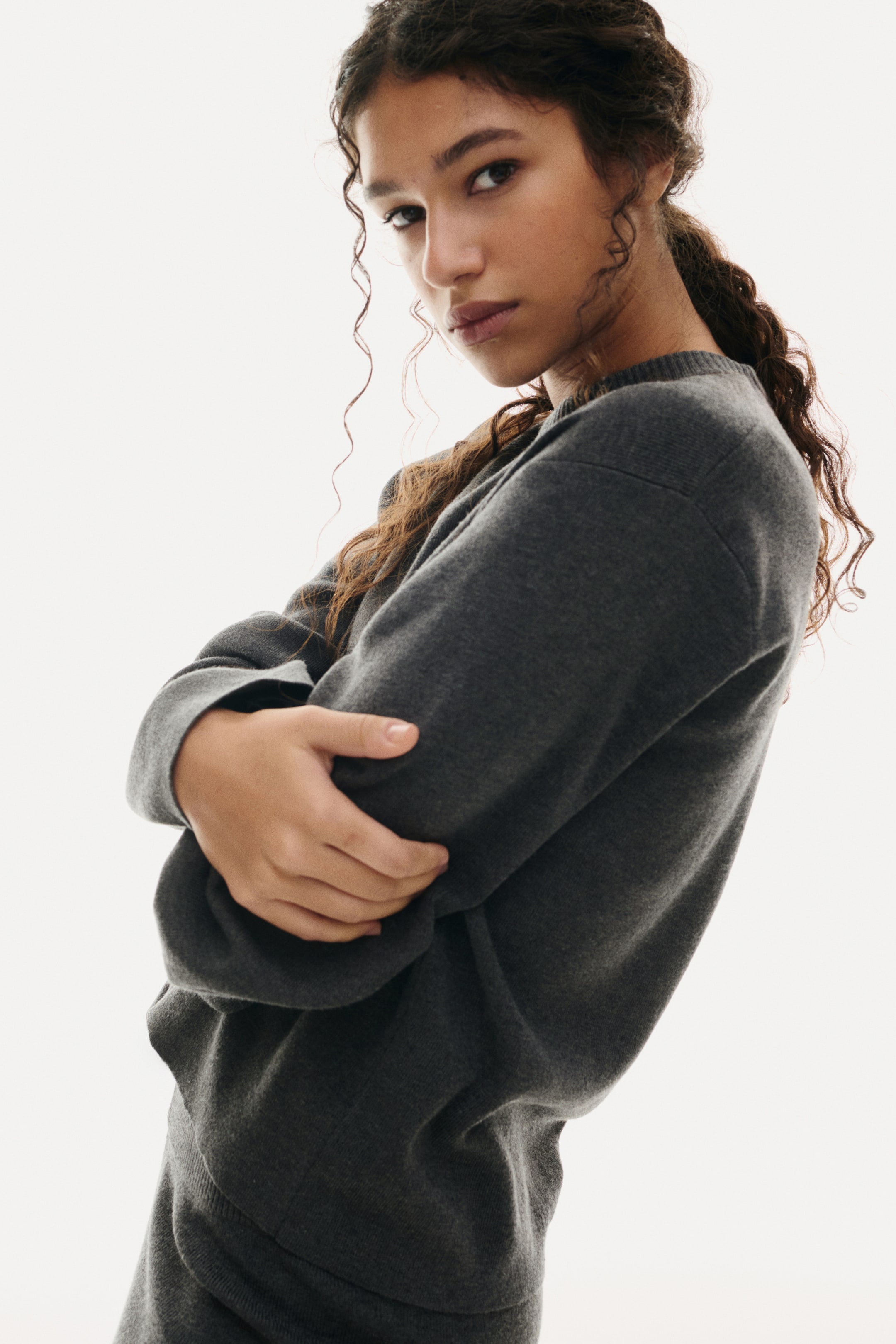 View larger image: Oversized jumper - Dark grey - Ladies | H&M HK 4