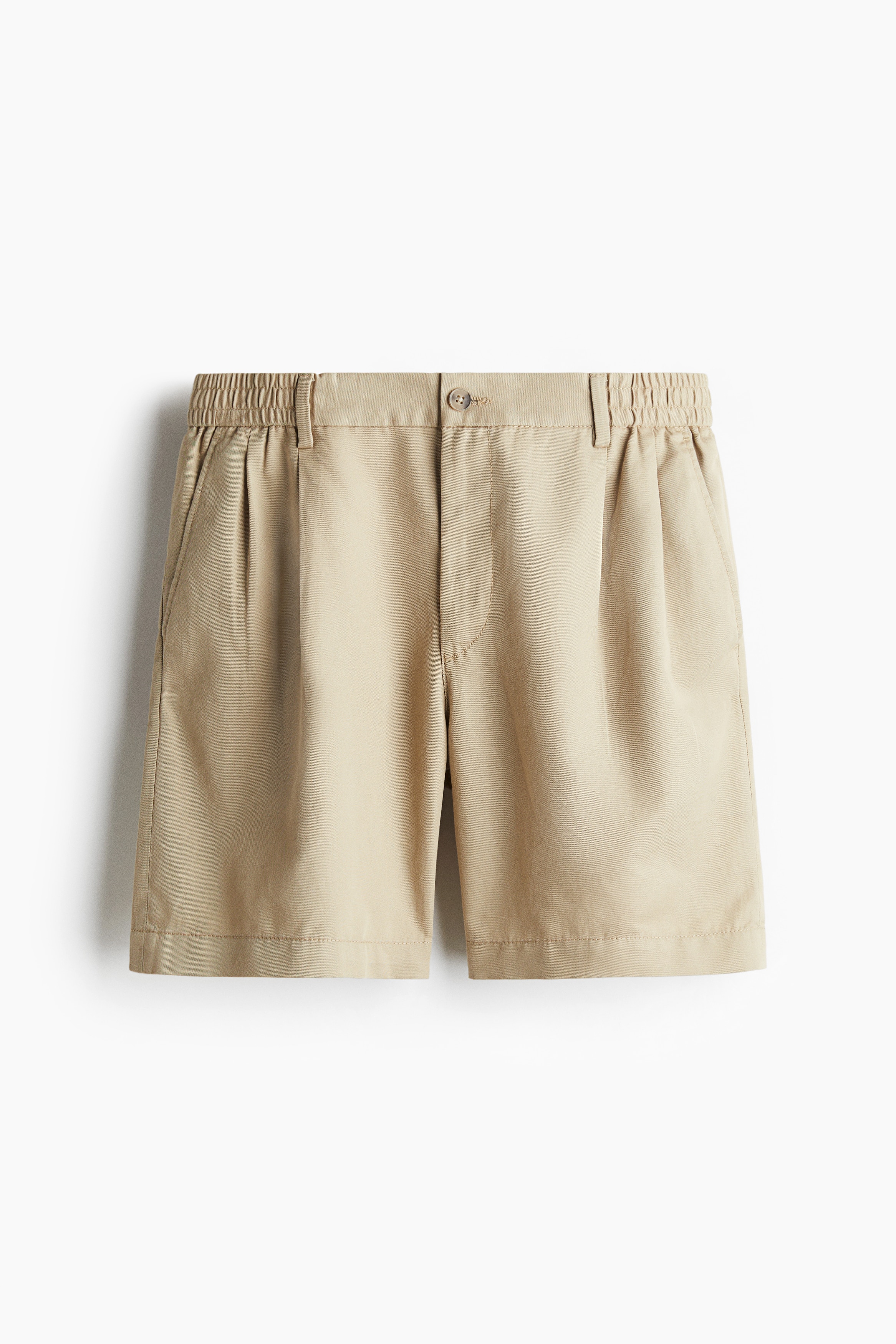 Regular-Fit Chino Shorts - Beige/Navy blue