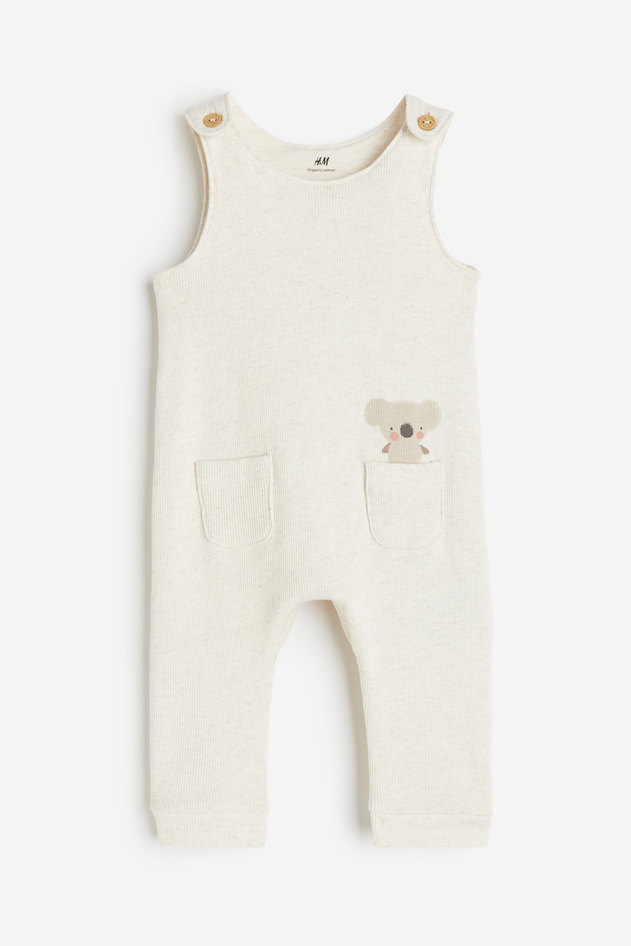 Ribbed Cotton Overalls