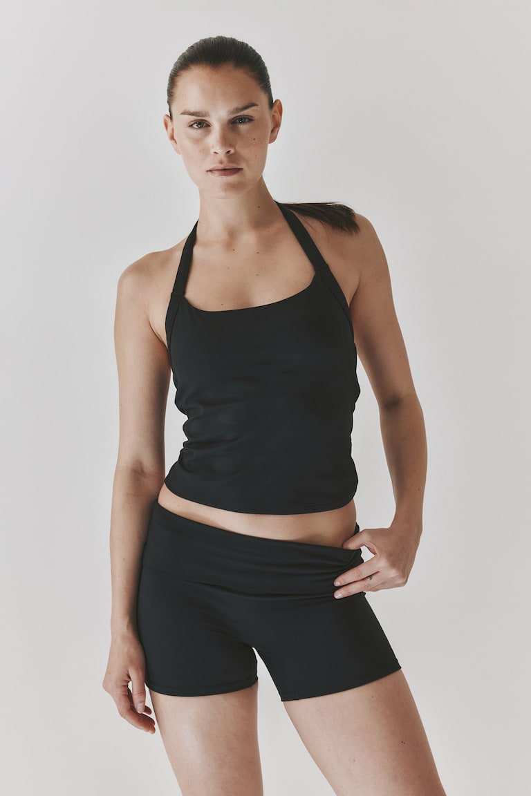 Sportska majica s halter izrezom SoftMove™