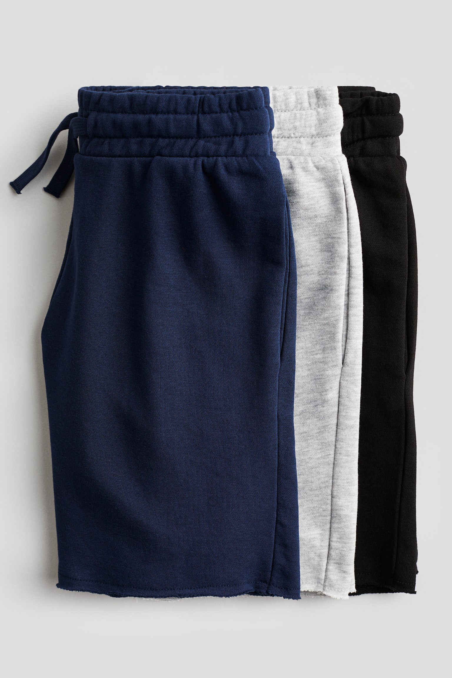 3-pack Sweat Shorts - Navy blue/Black - 4