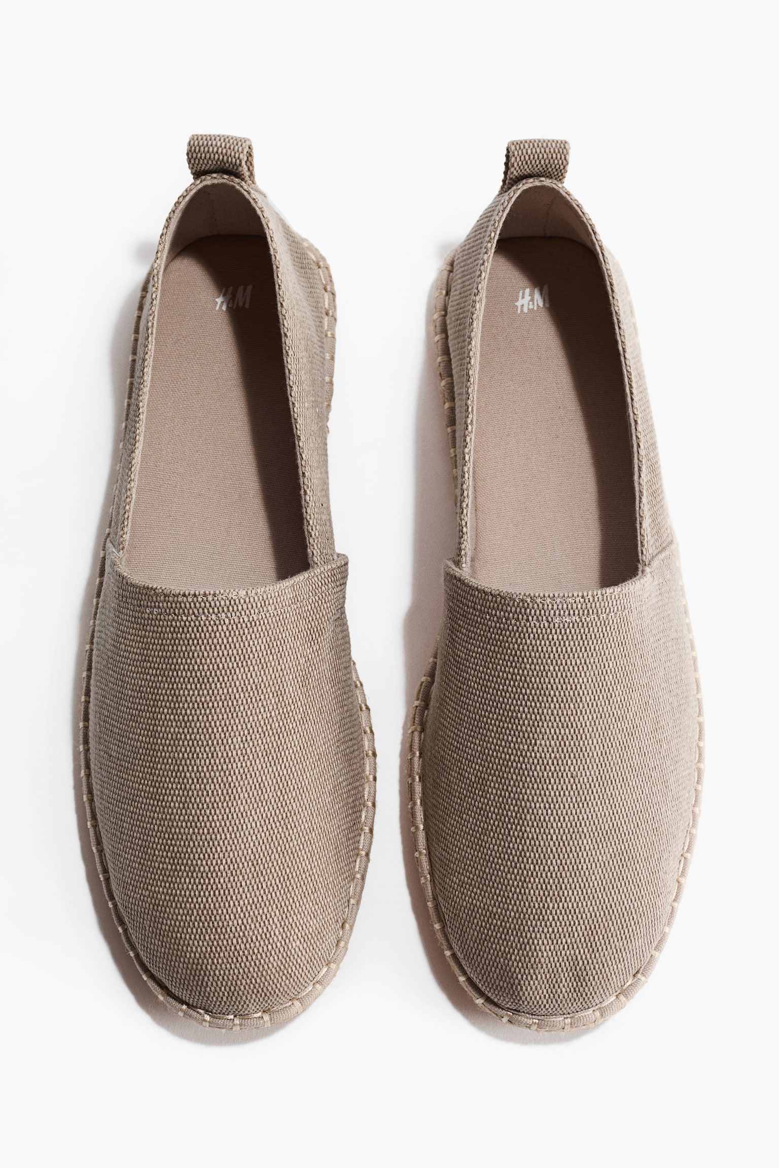 Canvas espadrilles - Beige/Black - 4