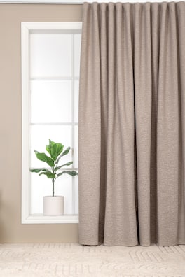 1-pack Gardinlängd I Bouclé Extra Bred Hilma