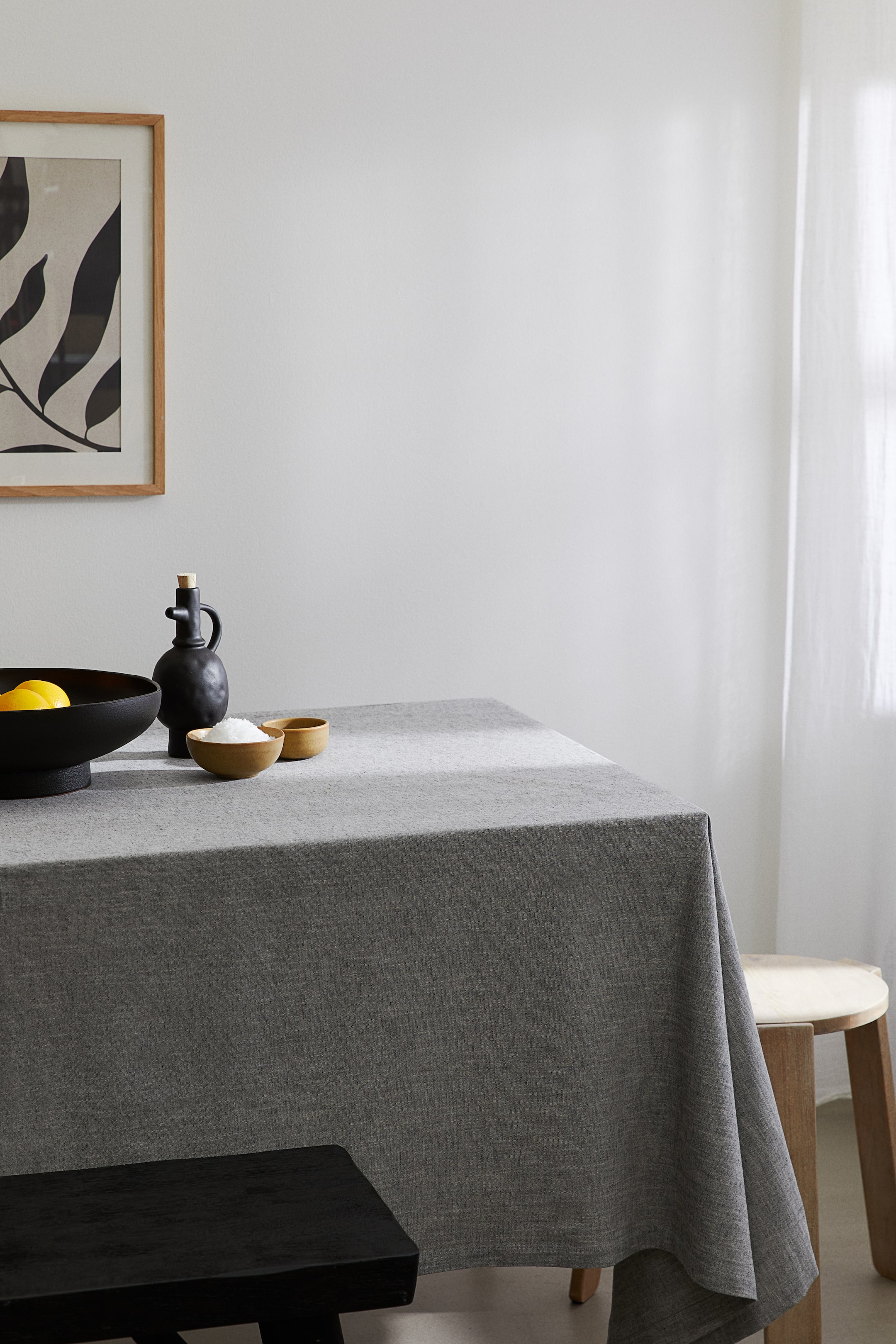 Linen-blend Tablecloth