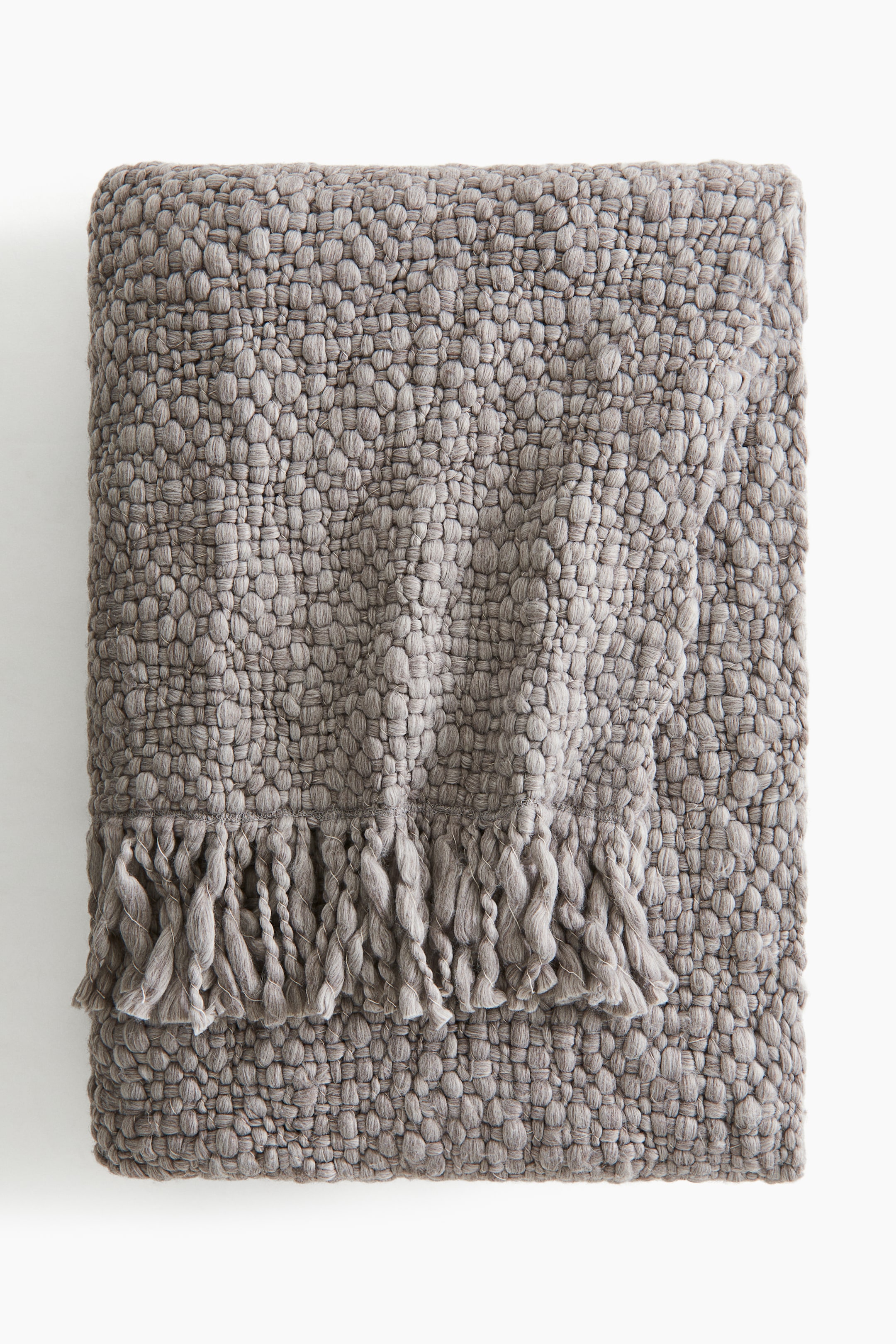 Chunky Wool-Blend Throw