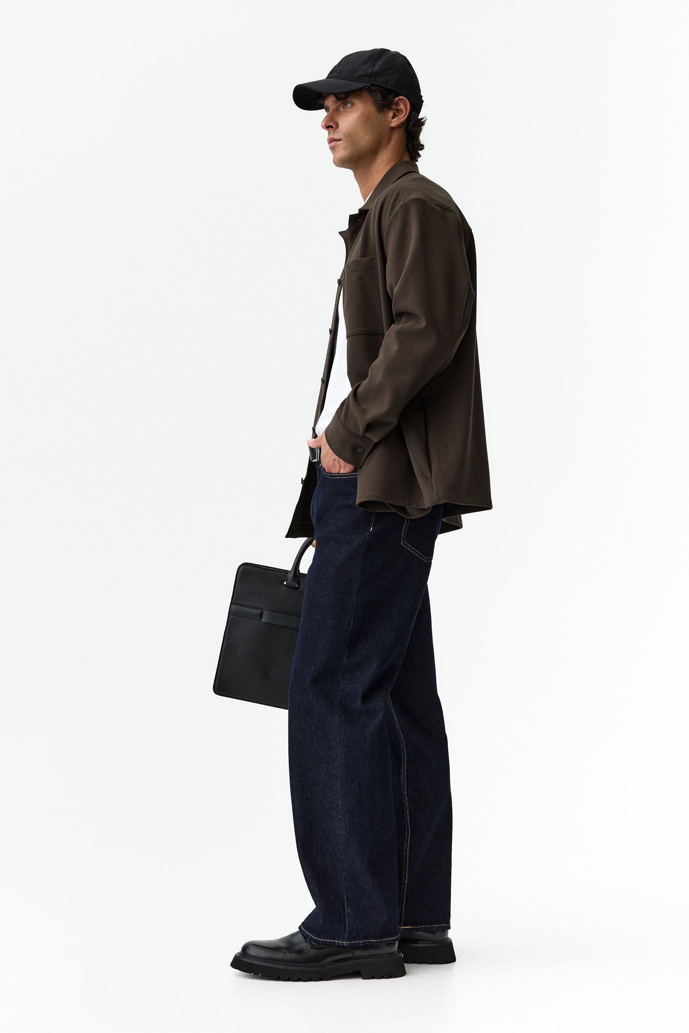 H & M - Four-way Stretch オーバーシャツ - グリーン H & M - Four-way Stretch オーバーシャツ - グリーン