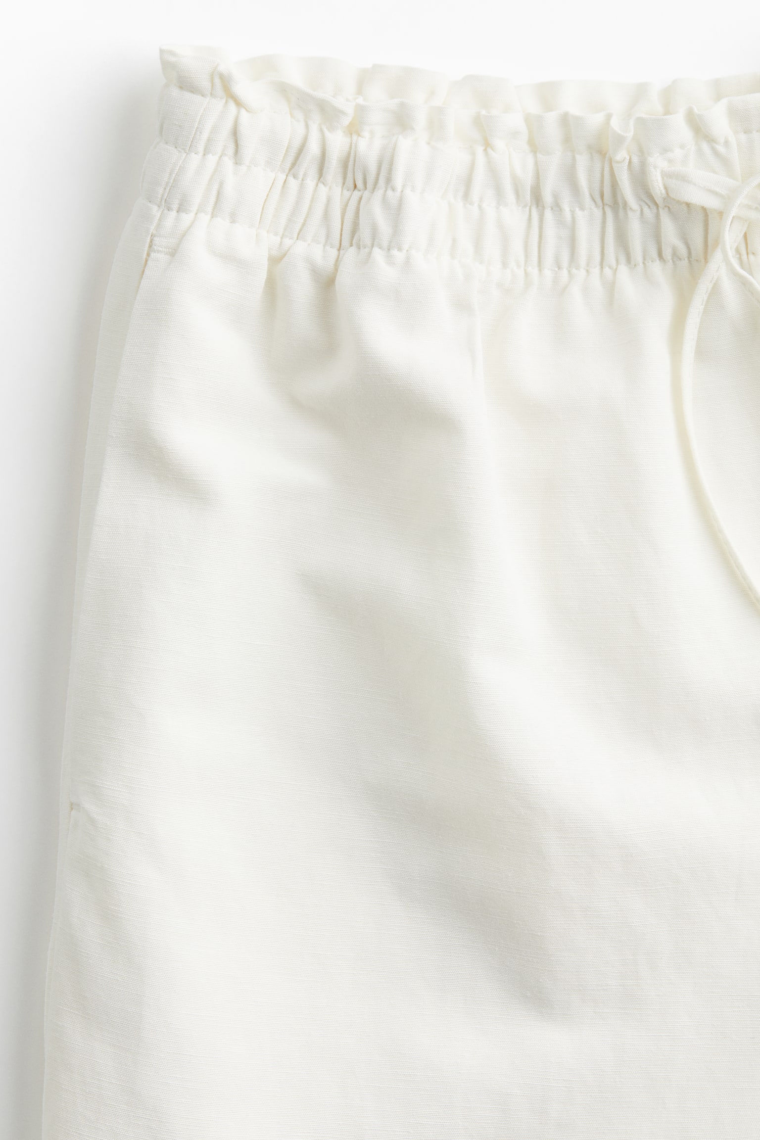 Linen Blend Pants - White/Blue/Navy blue/Black/Brown/Light beige - 4