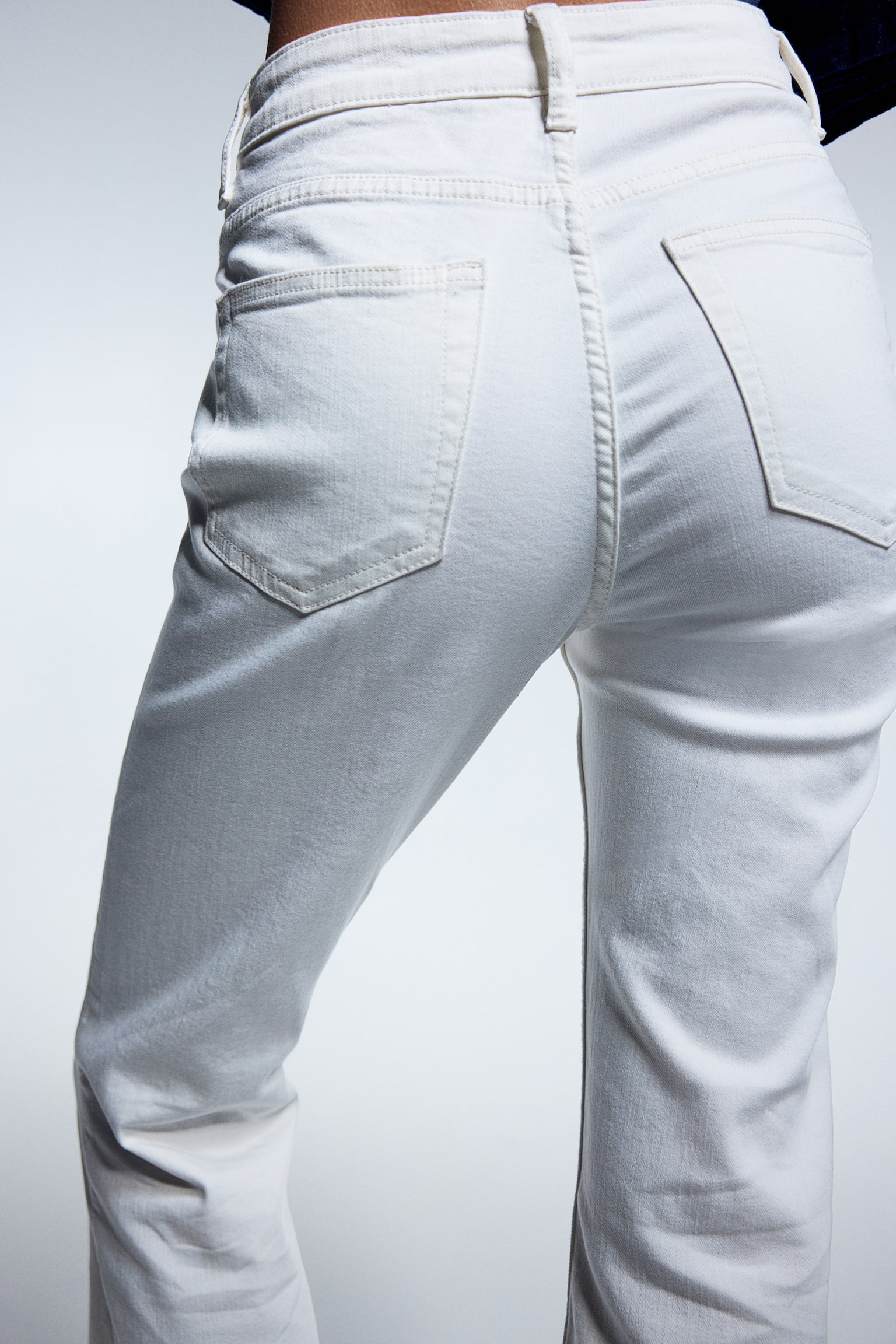 Flared High Jeans - White/Pale denim blue/Pale denim blue/Pale denim blue/Black/Light grey/Denim blue/Black/Dark denim blue/Light denim blue - 6