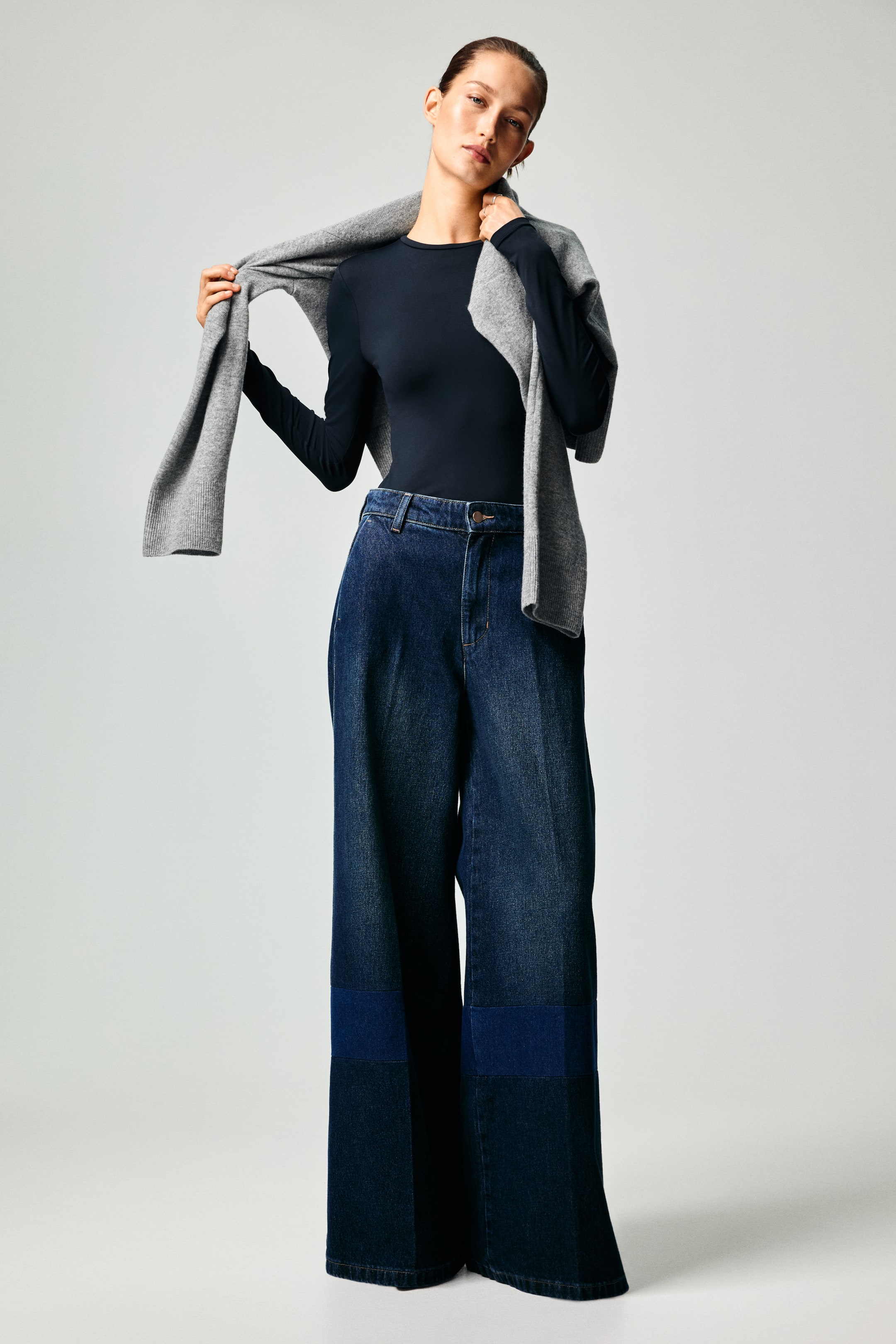 Long-sleeved Microfiber Top