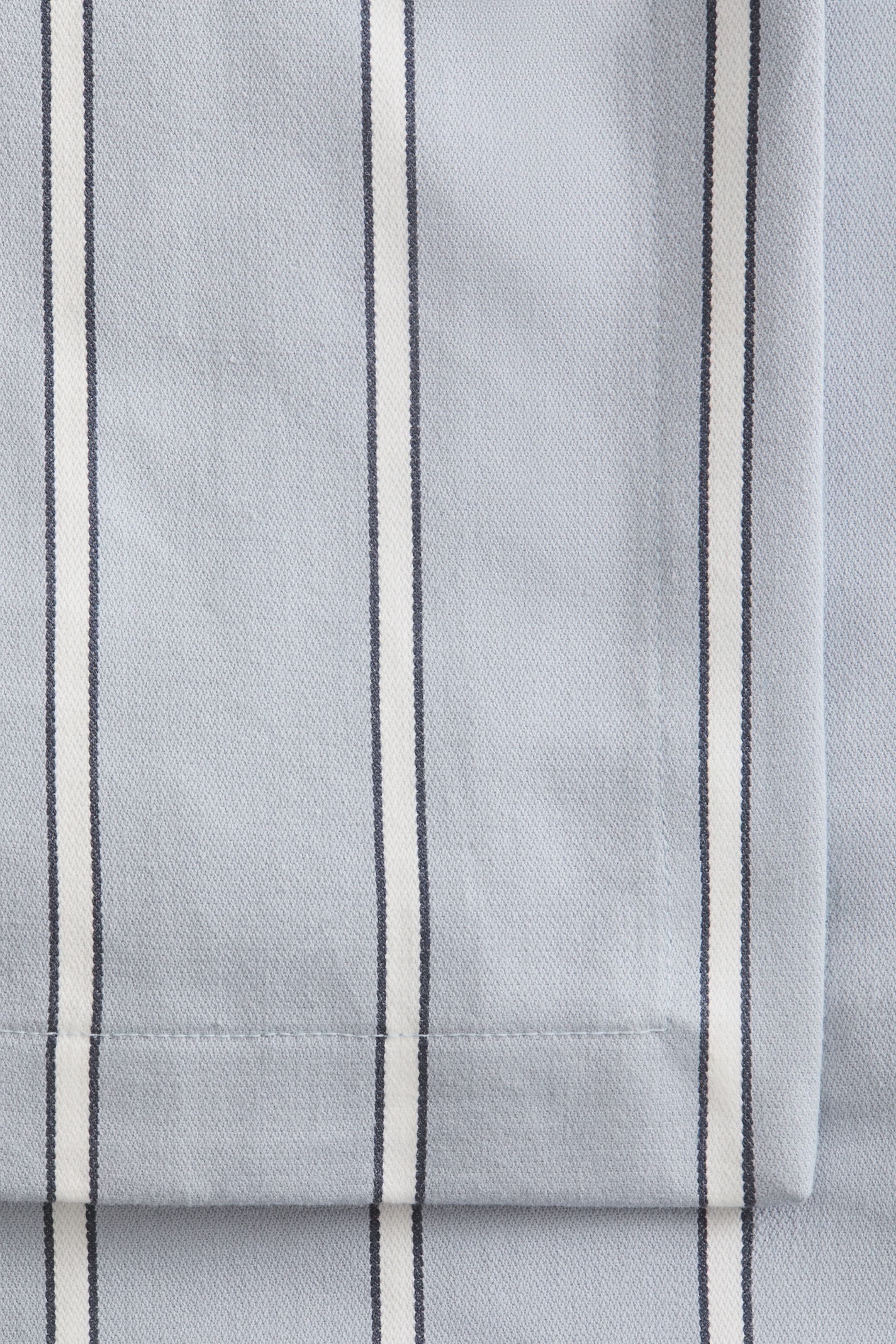 Striped Cotton Sateen Tablecloth