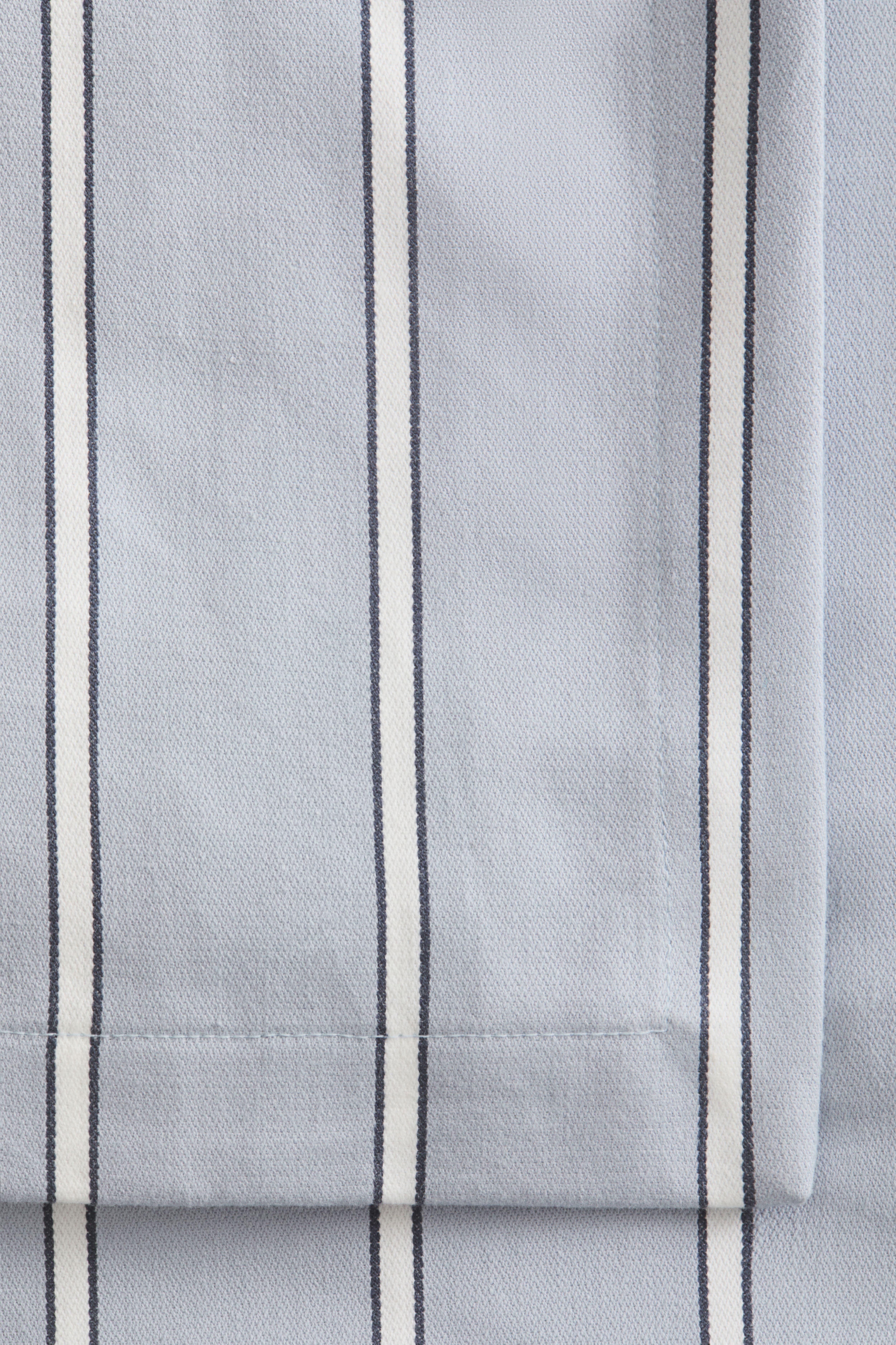 Striped Cotton Sateen Tablecloth