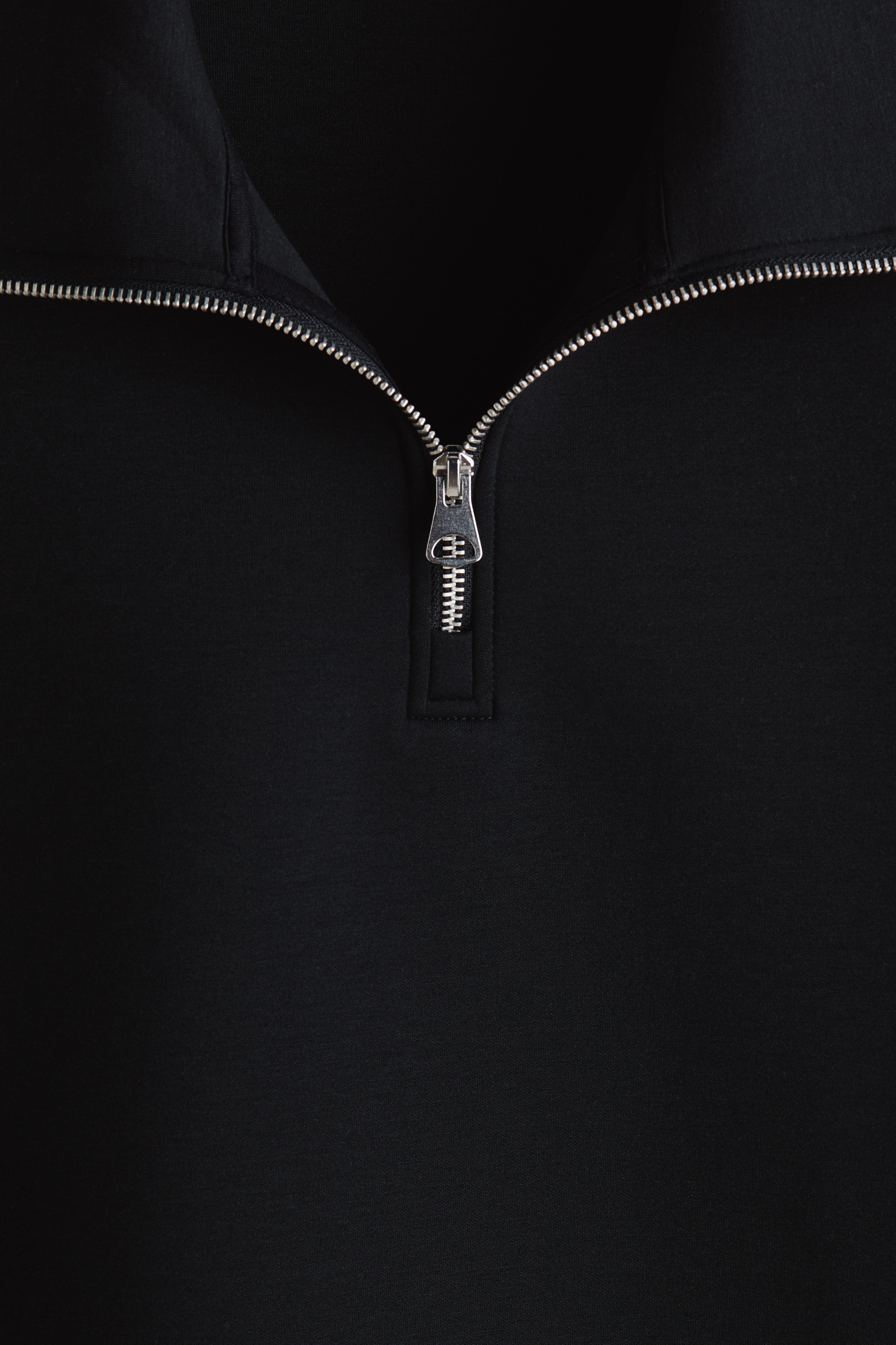 Loose Fit Zip-top scuba sweatshirt