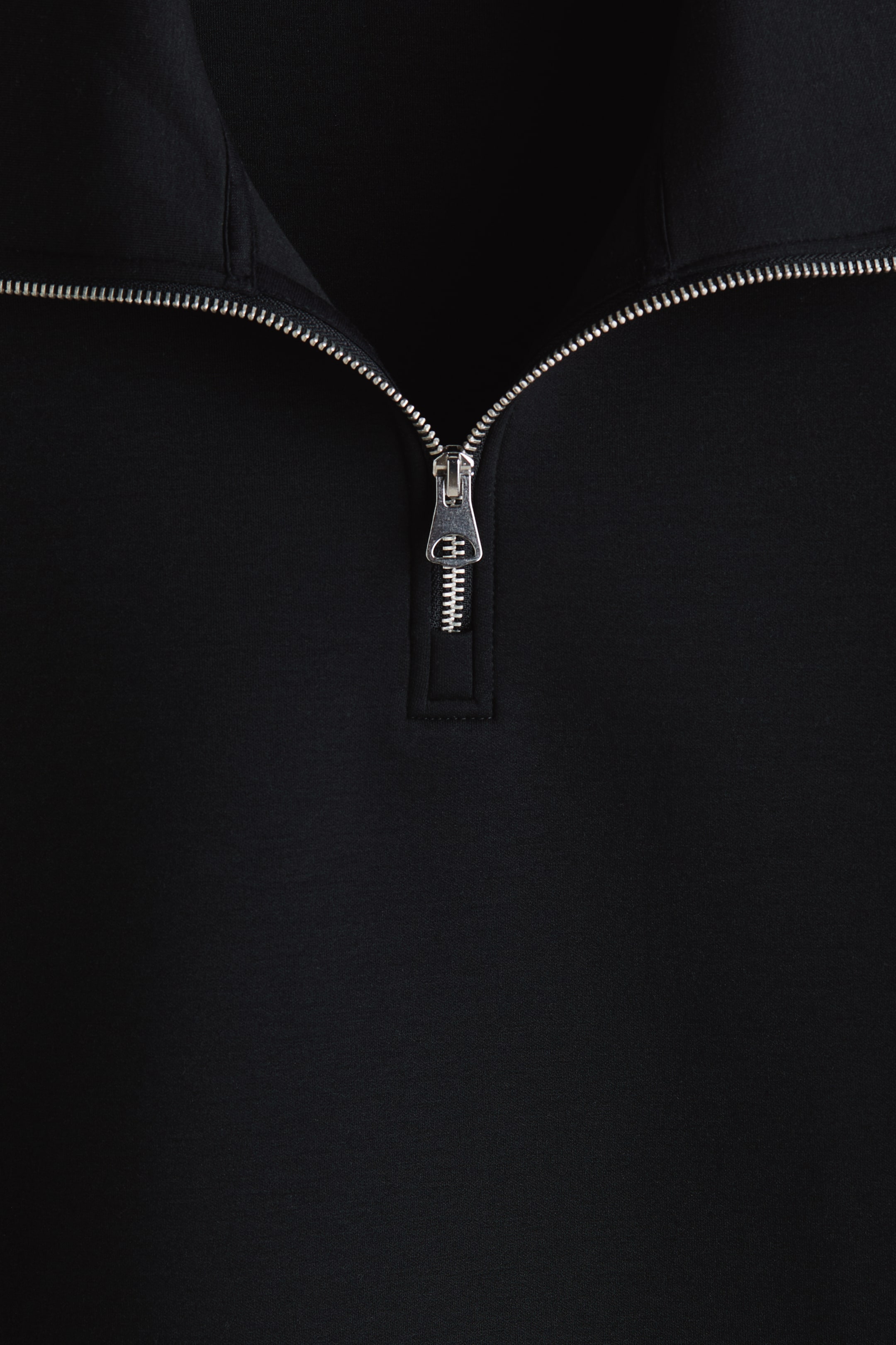 Grösseres Bild ansehen: Scubashirt mit Zipper in Loose Fit - Schwarz - HERREN | H&M CH 6