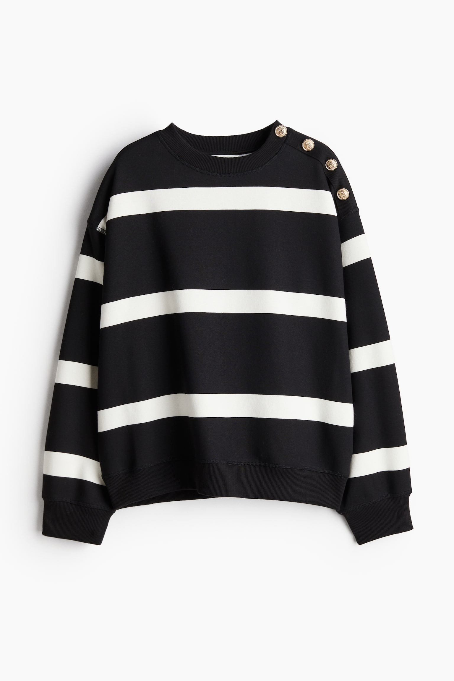 Sweatshirt - Black/White striped/Cream/Paris/Light grey marl/White/Paris/Black/Paris/Navy Blue/Paris/Cream/Striped/Navy blue/Paris - 2