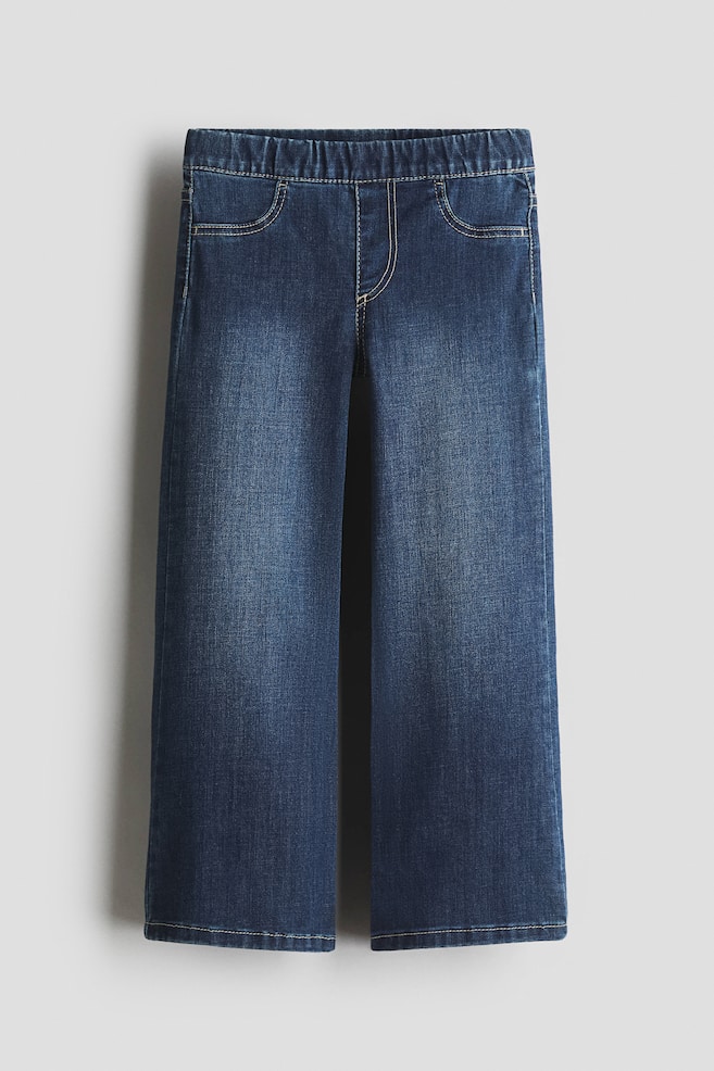 Wide Fit Jeans - Denimblau/Denimblau/Helles Denimblau/Schwarz washed out - 1