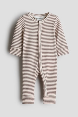 Ribbad romper i bomull