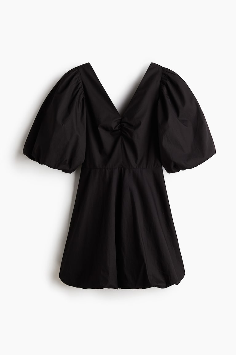 dolce and gabbana dress black Horoscope Bubble Hem Mini Dress Black main image 1