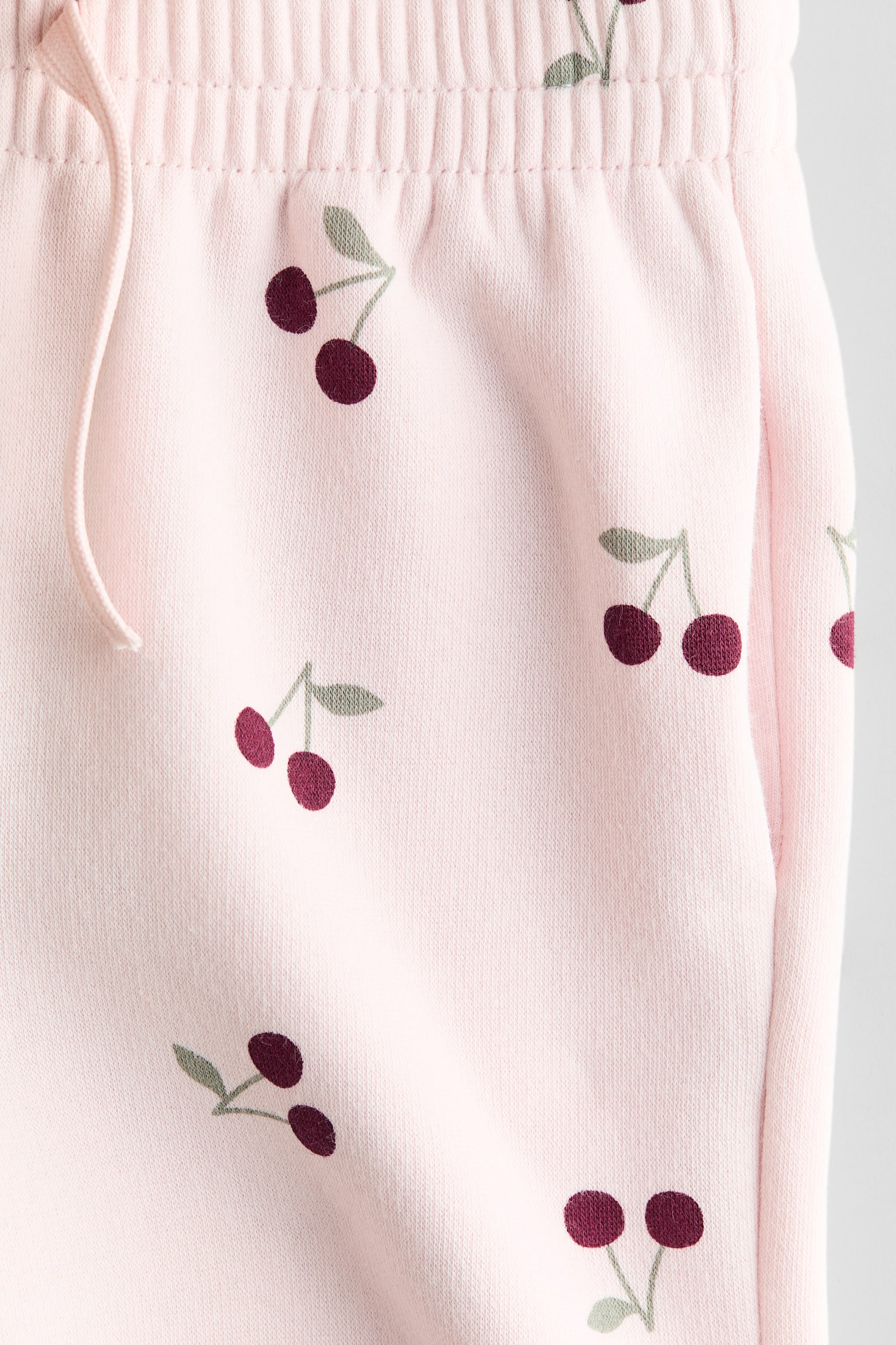 Джогери з чесаним виворотом - Світло-рожевий/вишні/Рожевий/сердечка/Яскраво-рожевий/Темно-сірий/сердечка/Білий/сердечка/Світло-фіолетовий/Світло-бежевий/Рожевий/Білий/сердечка/Білий/сердечка/Вересовий/сердечка/Кремовий/сердечка - 2