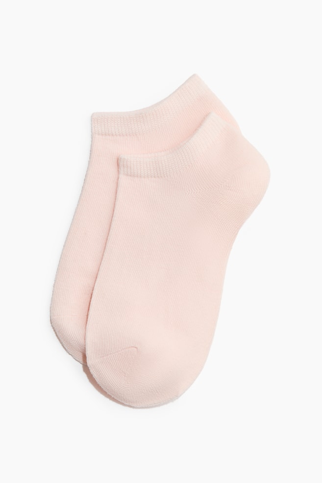 7-Pack Ankle Socks-Powder pink/dark brown - 3