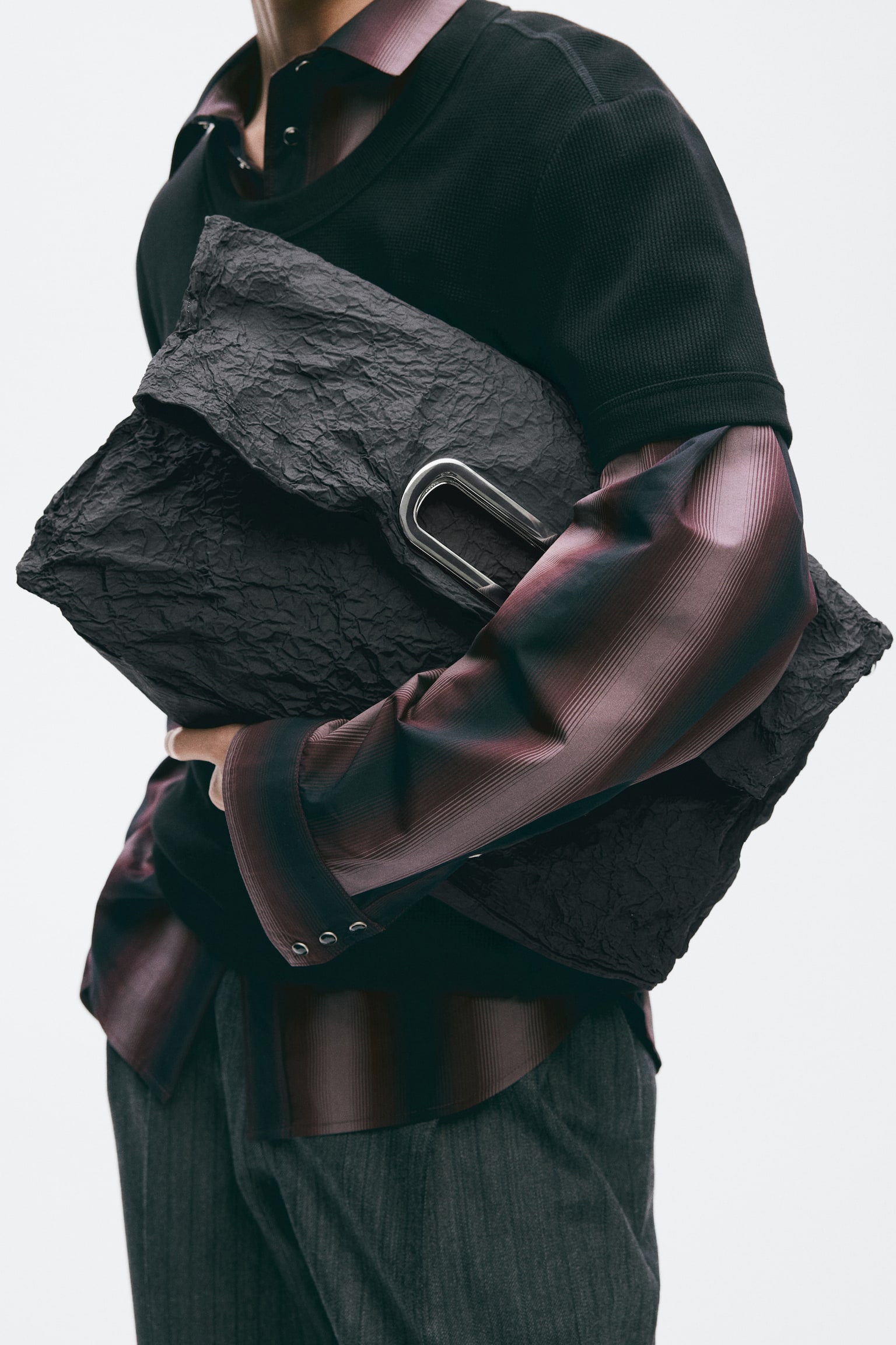 Мужская сумка H&M Shoulder, цвет: Чёрный — фото 3