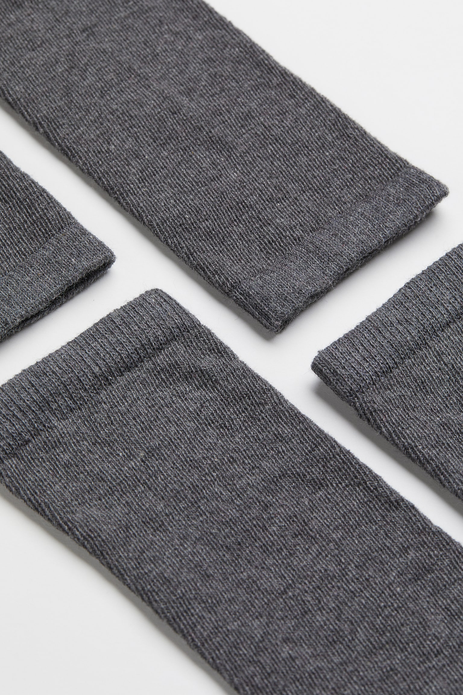 4-pack Knee Socks - Dark grey/White/Black/Navy blue - 2