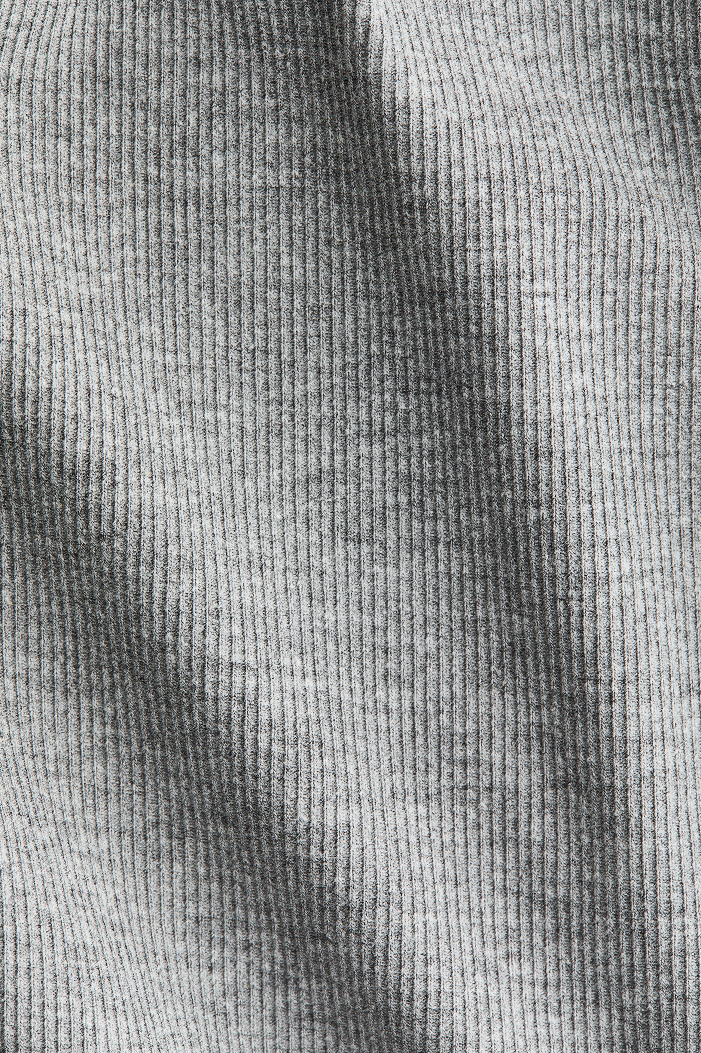 Ribbed cotton-blend top