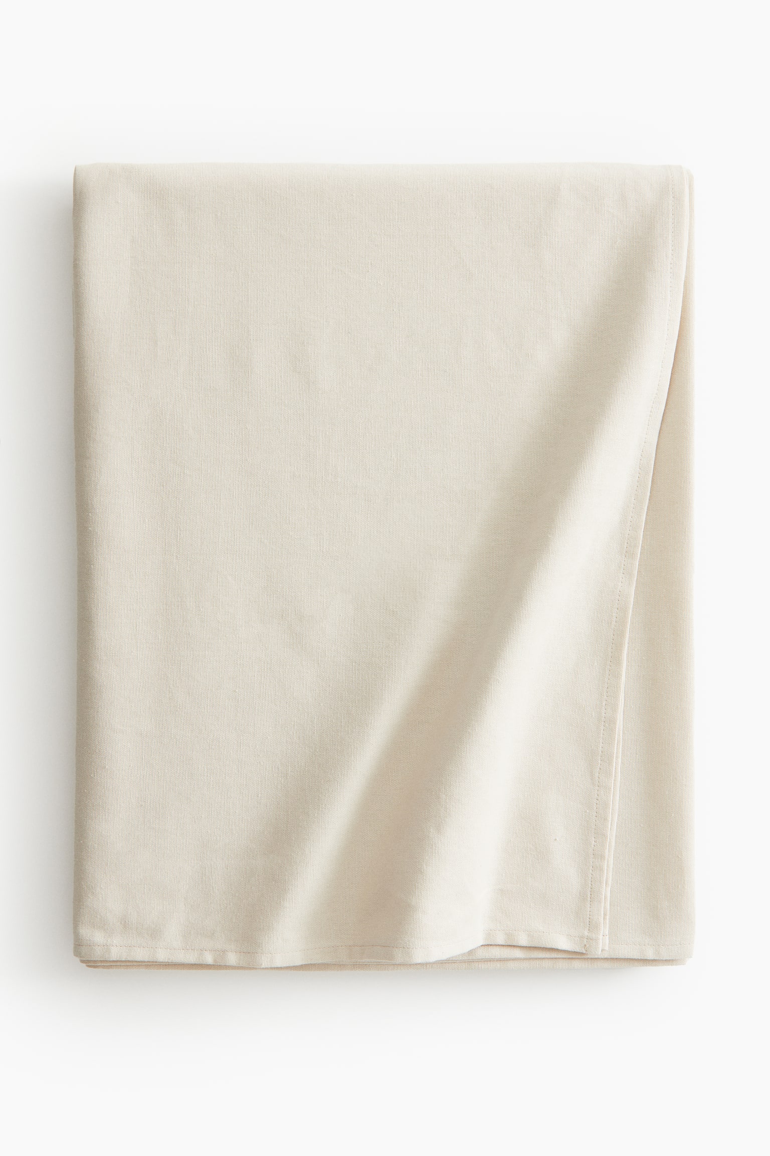 Wipeable cotton tablecloth - Light beige - 1