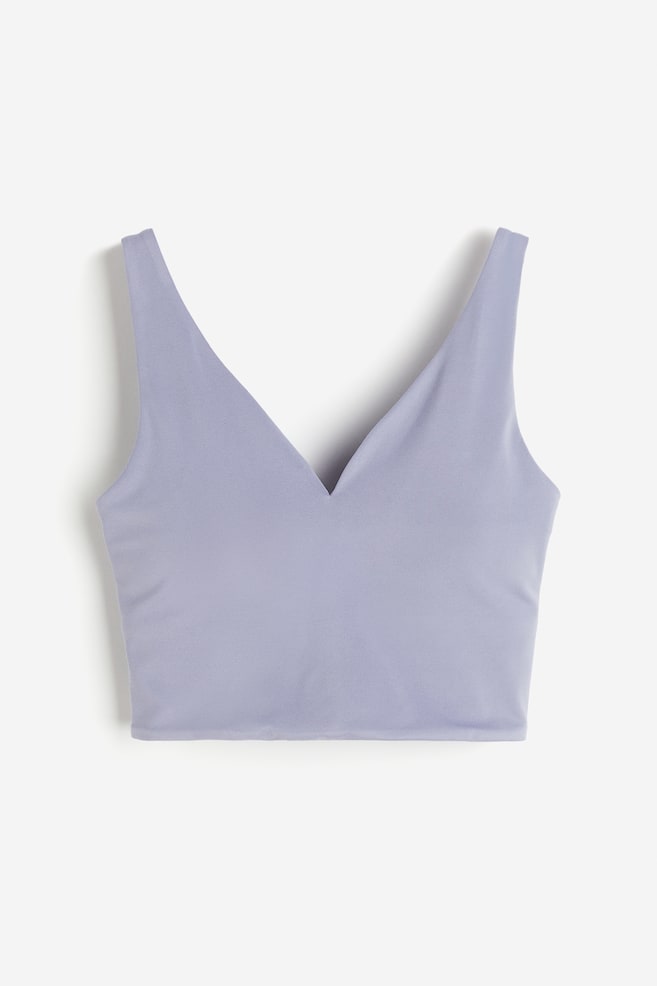 SoftMove™ Medium Support Sports bra - Dusty purple/Black/Cream - 2