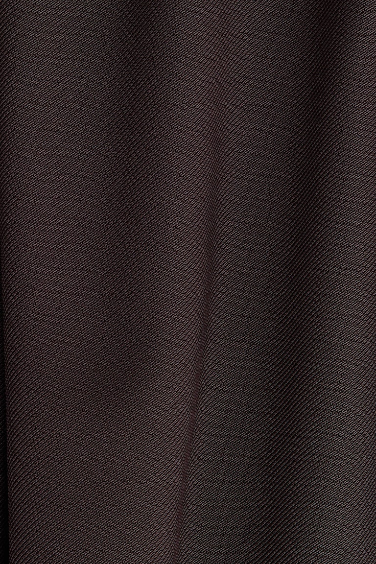 Particular Top Women's Dark brown Draped Boat-Neck Top | H&M US