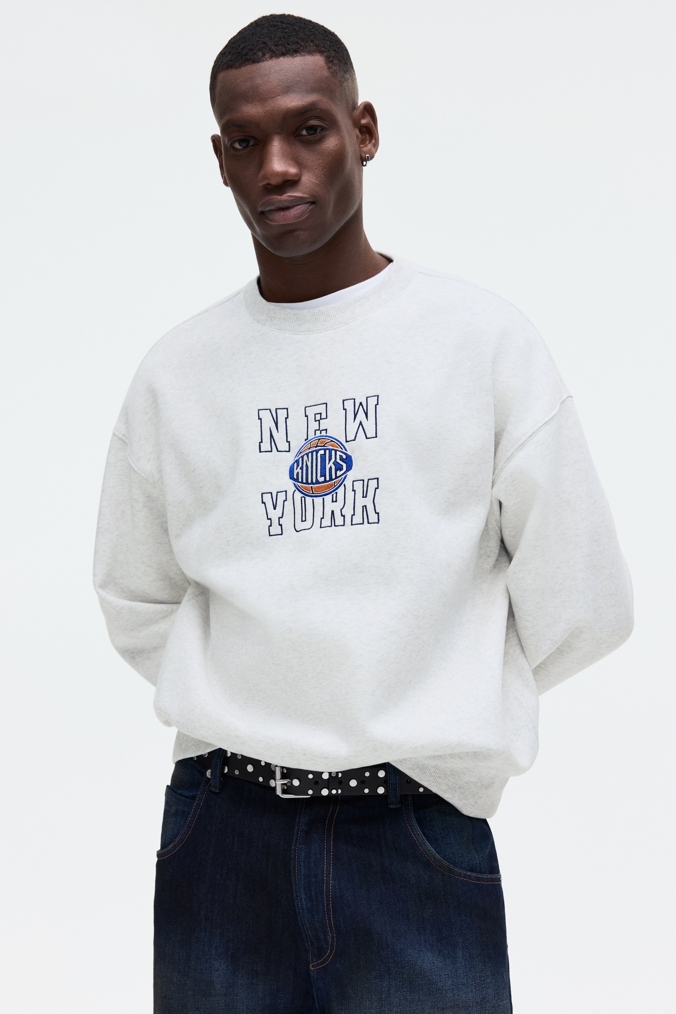 Толстовка с принтом Oversized Fit