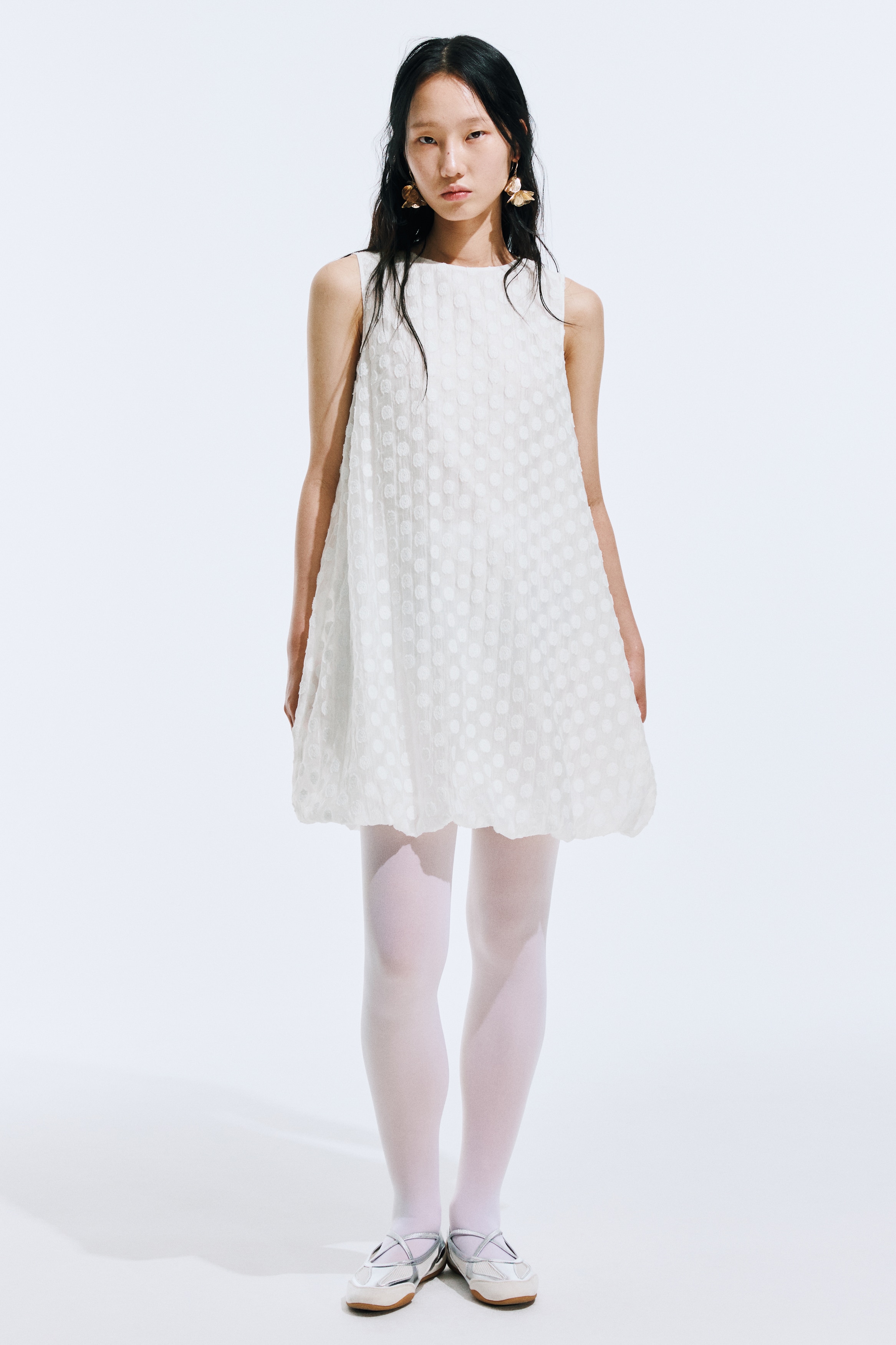 h&m short a line dress H&M Mini A-Line Black Short Sleeve Dress