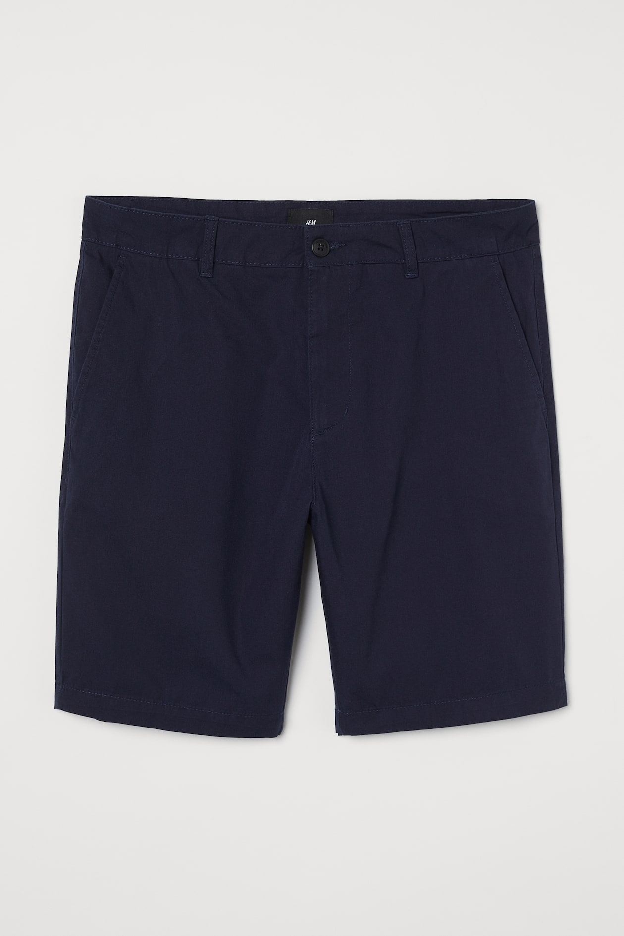 Cotton shorts - Regular waist - Short - Navy blue - Men | H&M GB