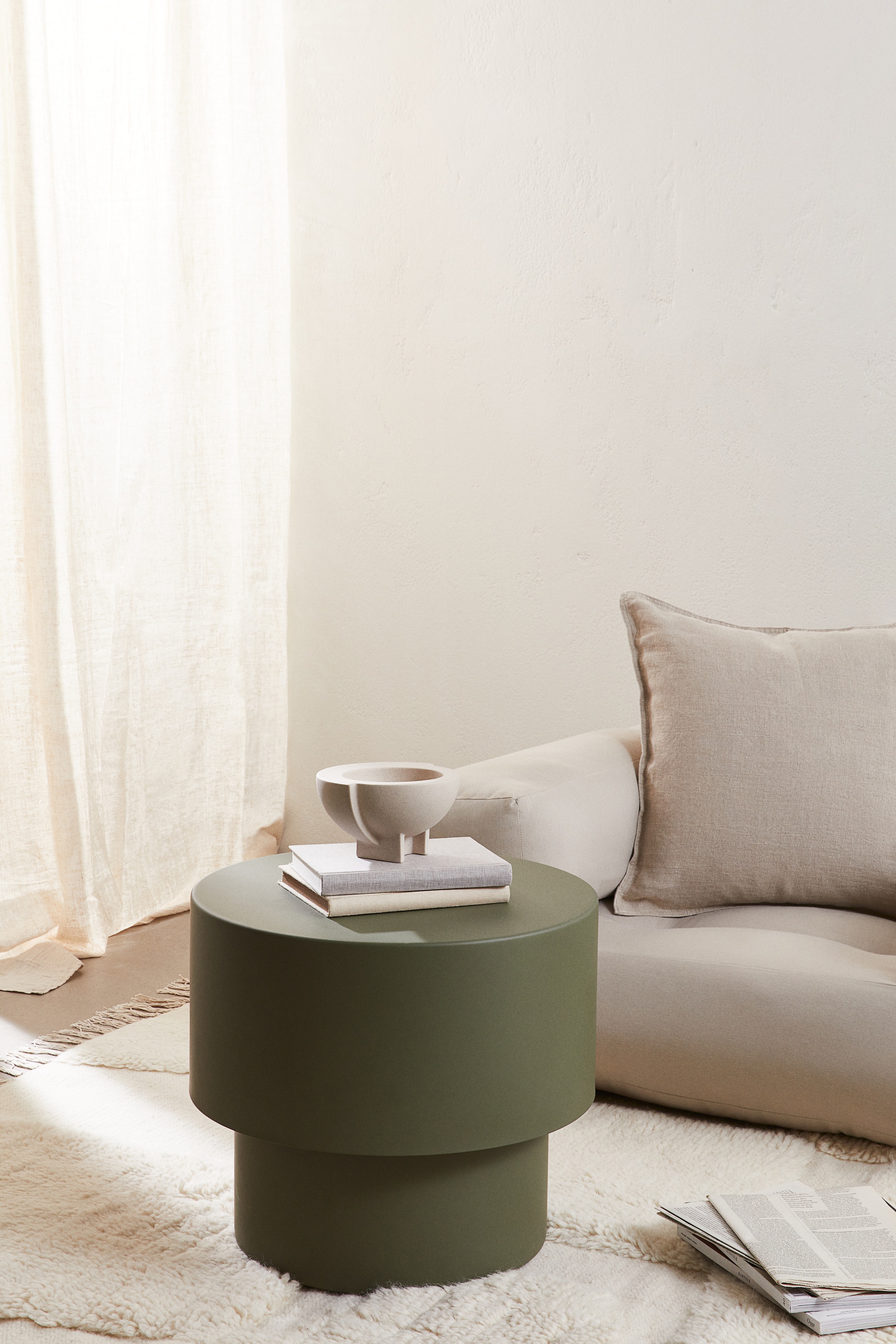 h&m metal side table