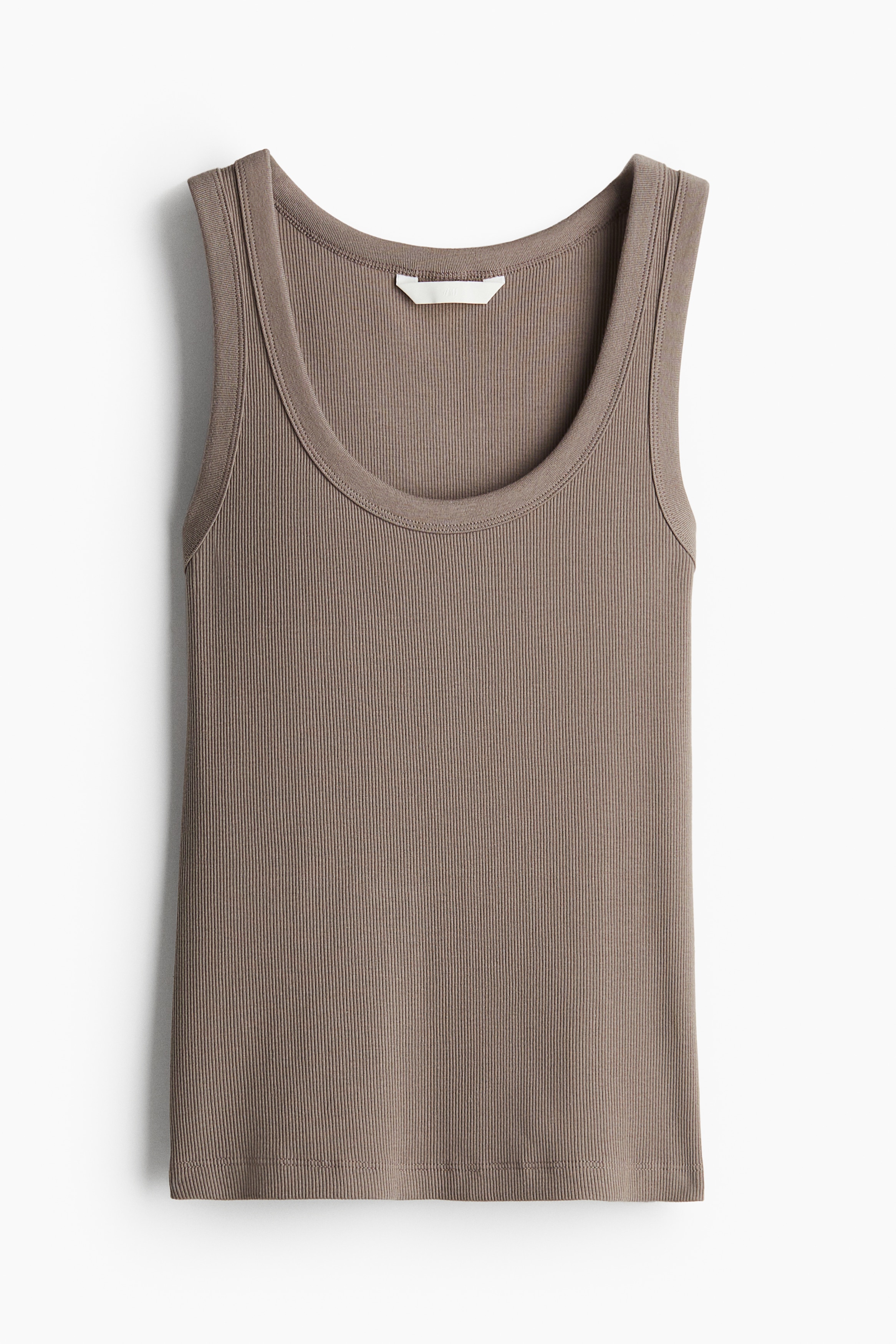 Débardeur Côtelé En Forme De I Pour Homme - Polyester, Coupe Ajustée, Style Streetwear Été - 4