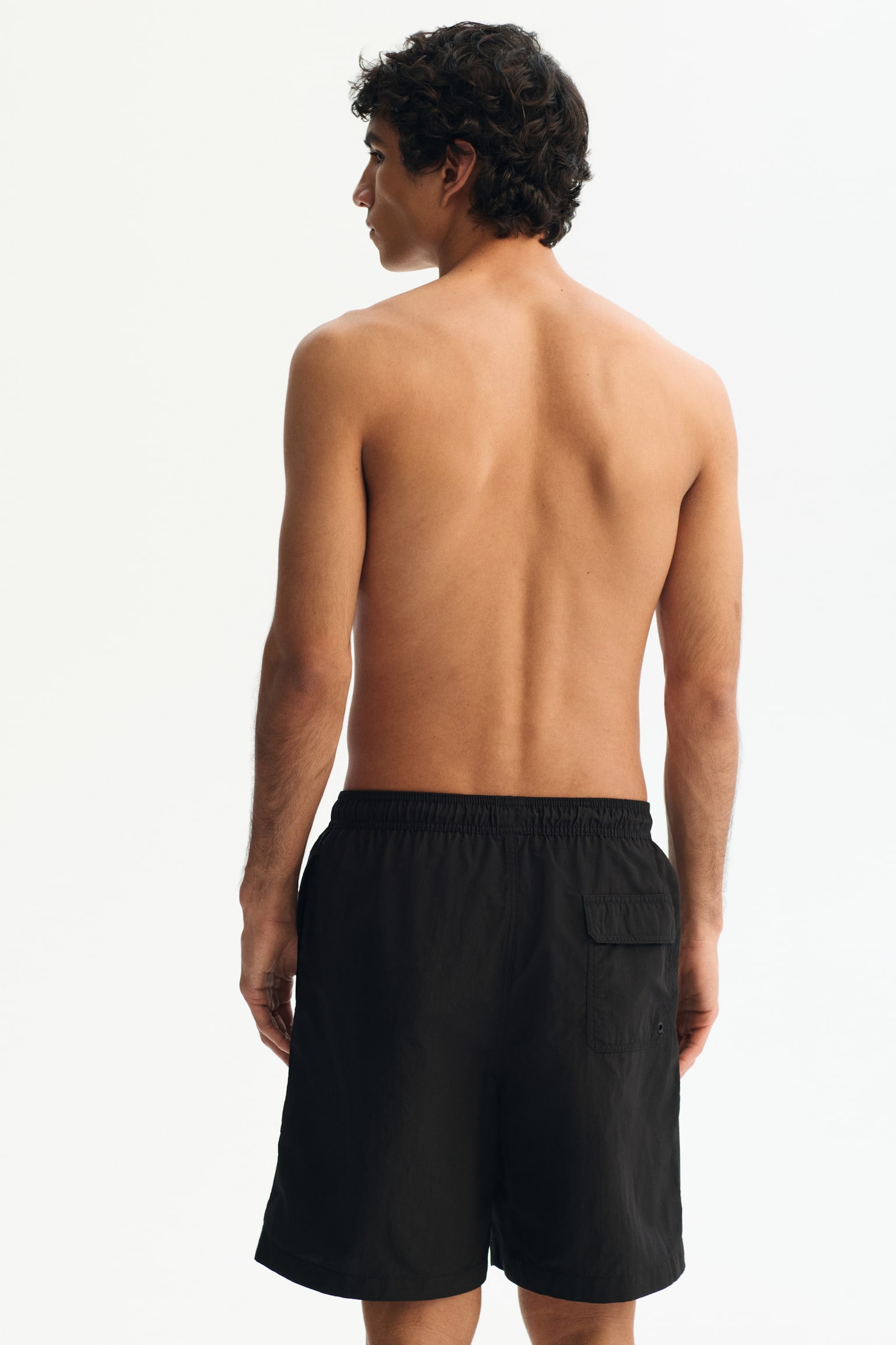 Long Swim shorts - Black/Dark blue - 6