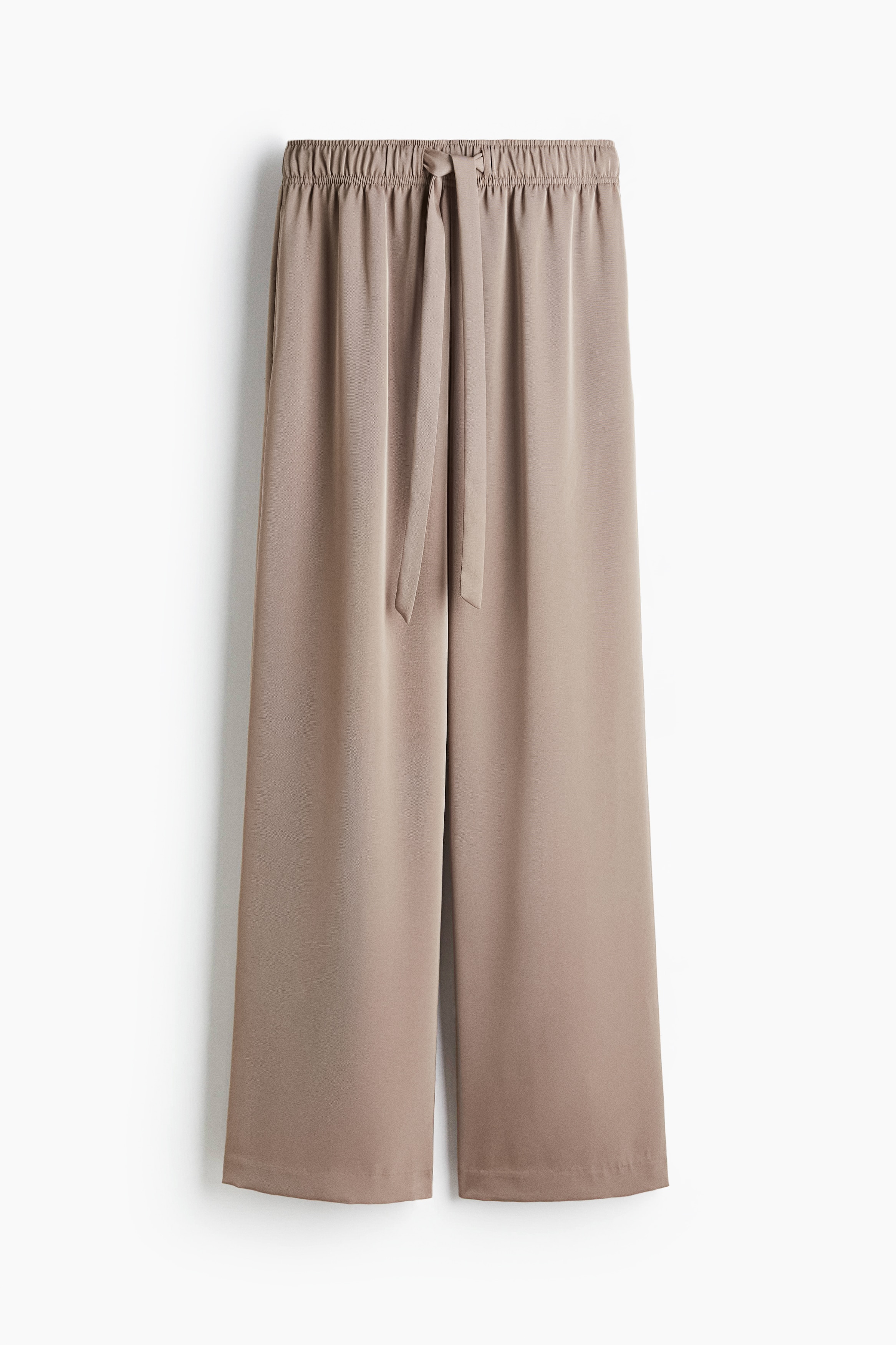 Broek van keper met trekkoord - Taupe/Zwart/gestreept/Lichtturkoois/gestreept/Groen/palmbomen/Lichtbeige/bruin gestreept/Bordeauxrood/Zwart/bloemen