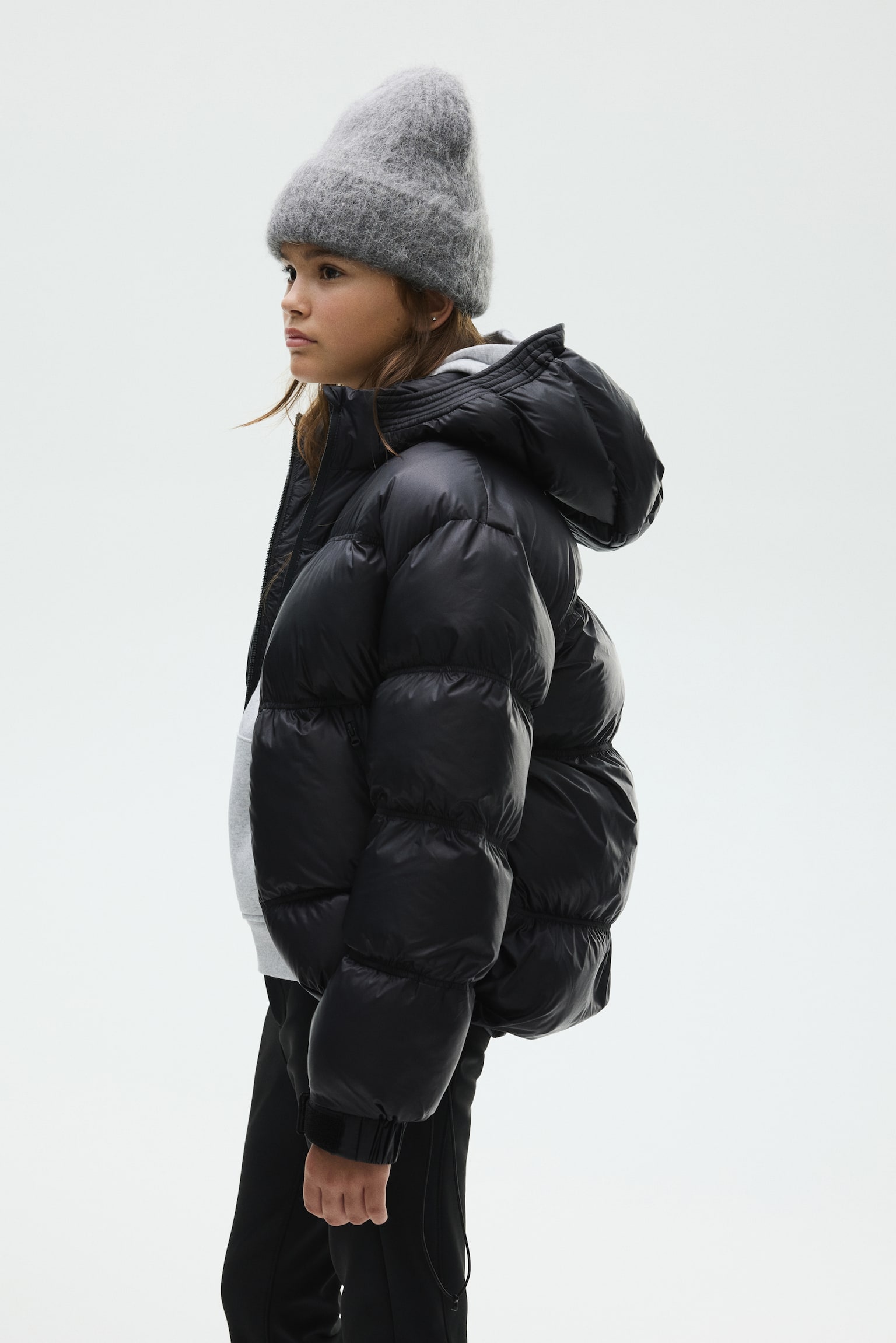 Puffer jacket with ThermoMove™ - Black - 3
