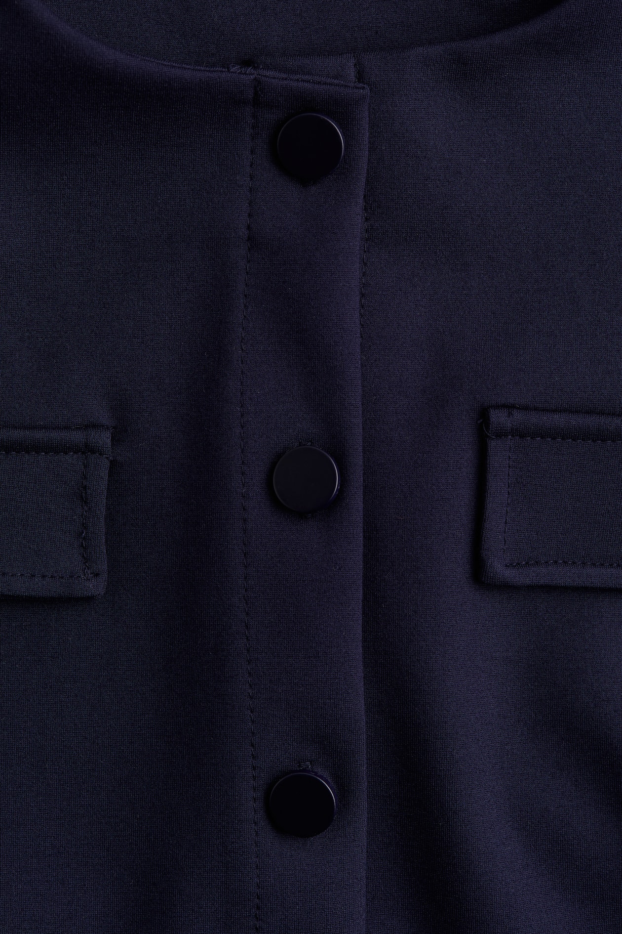 Pocket-Detail Jersey Cardigan - image 2