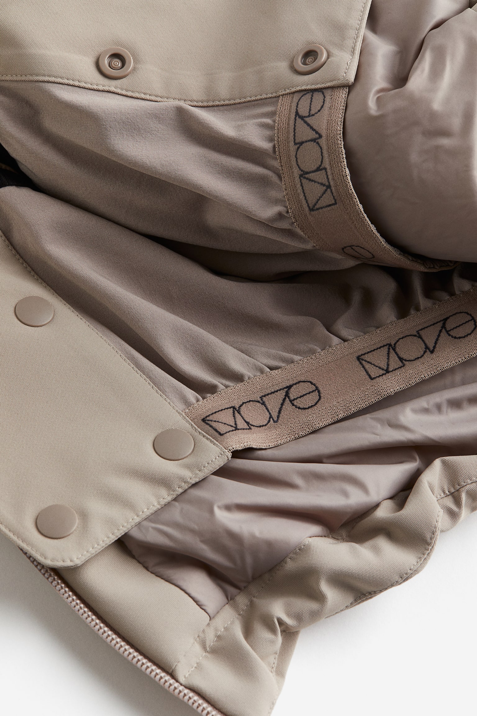 Padded ski popover jacket in StormMove™ - Light beige/Black - 5