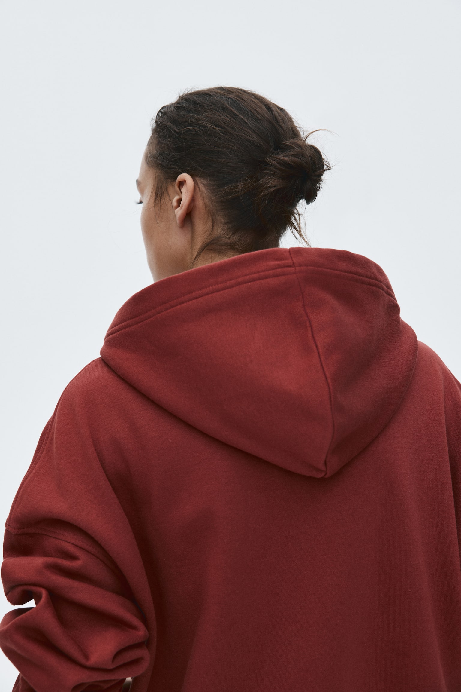 Zip-through hoodie - Dark red/Light blue/Grey marl/Black/Dark mole - 4